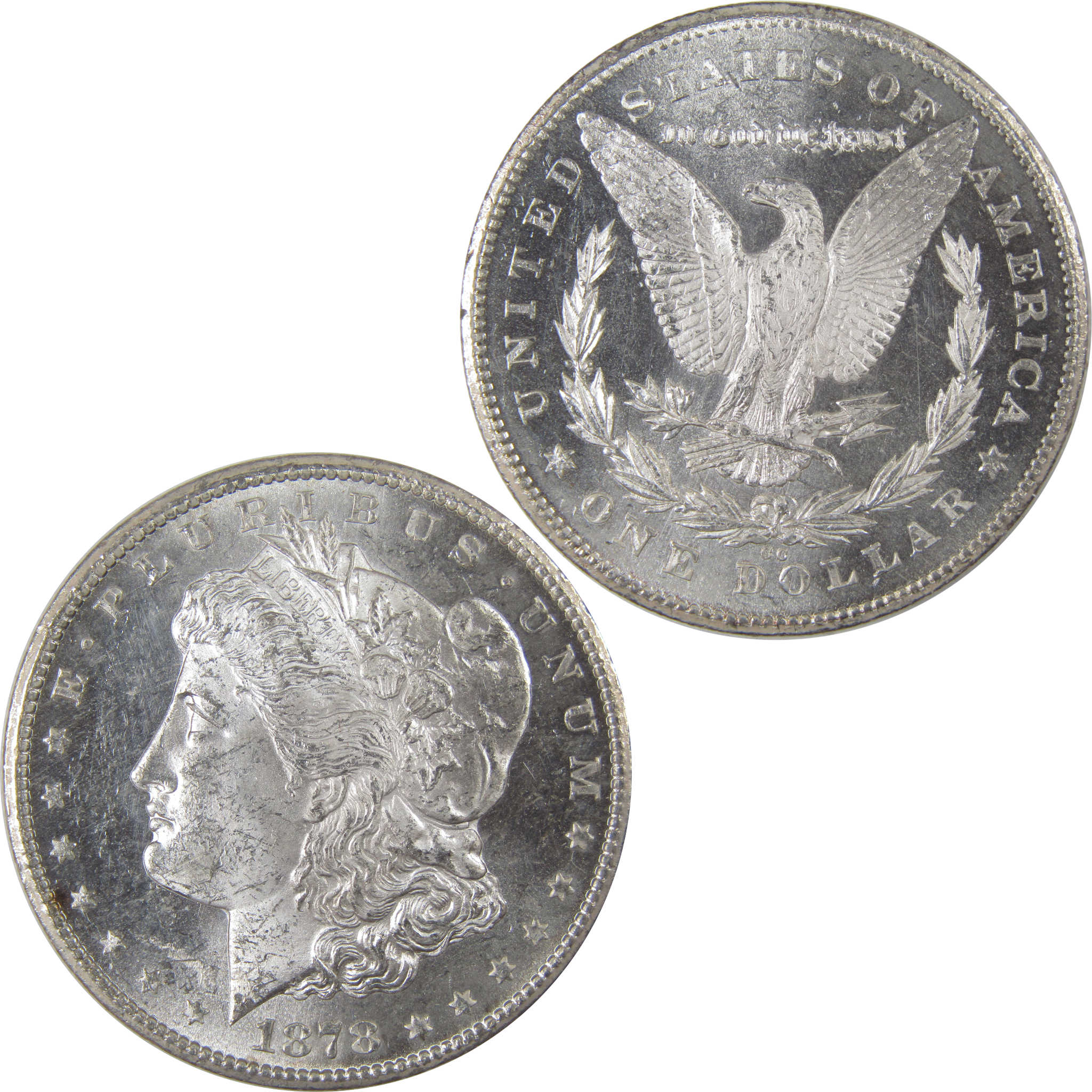 1878 CC Morgan Dollar Uncirculated Silver $1 Coin SKU:I17991 - Morgan coin - Morgan silver dollar - Morgan silver dollar for sale - Profile Coins & Collectibles