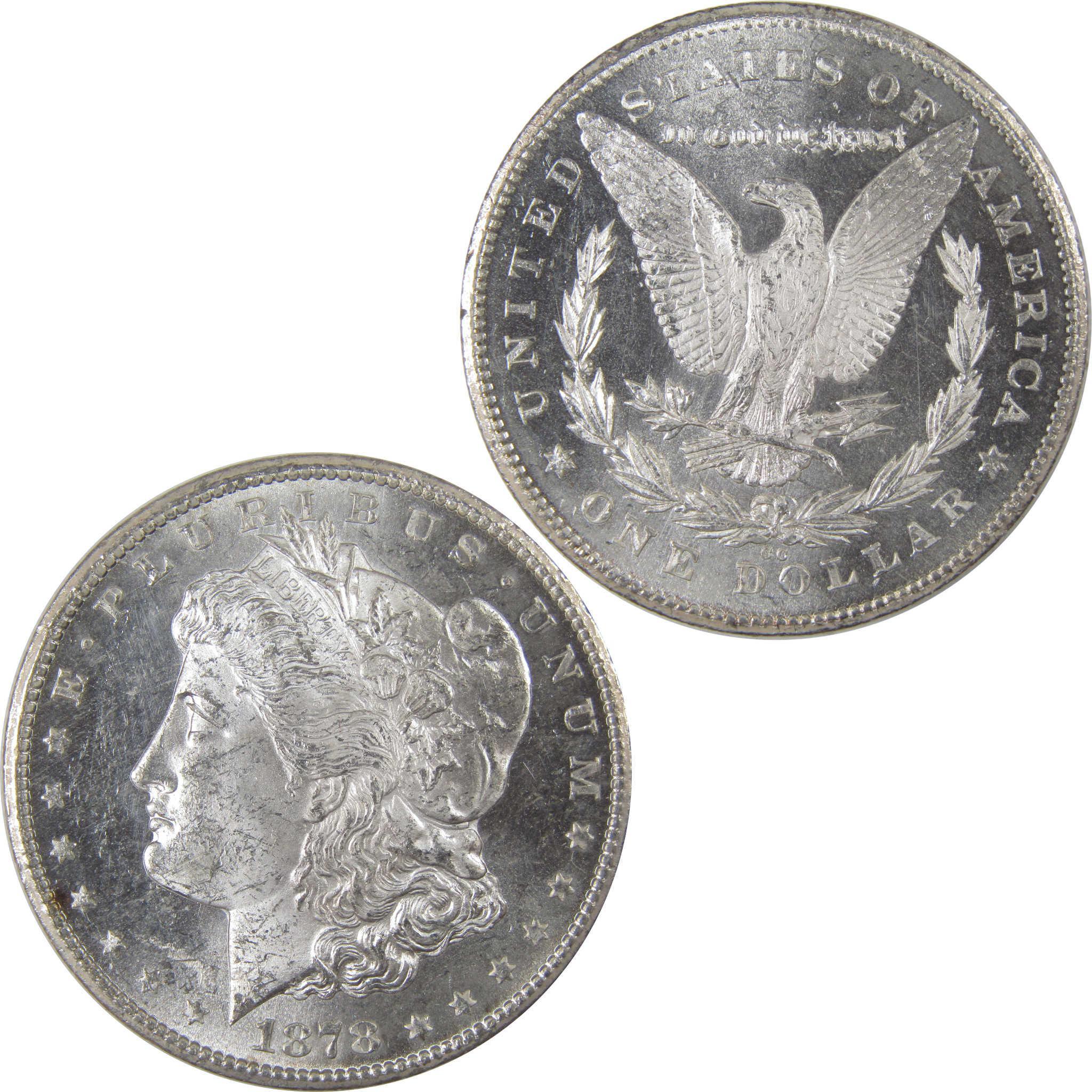 1878 CC Morgan Dollar Uncirculated Silver $1 Coin SKU:I17991 - Morgan coin - Morgan silver dollar - Morgan silver dollar for sale - Profile Coins & Collectibles