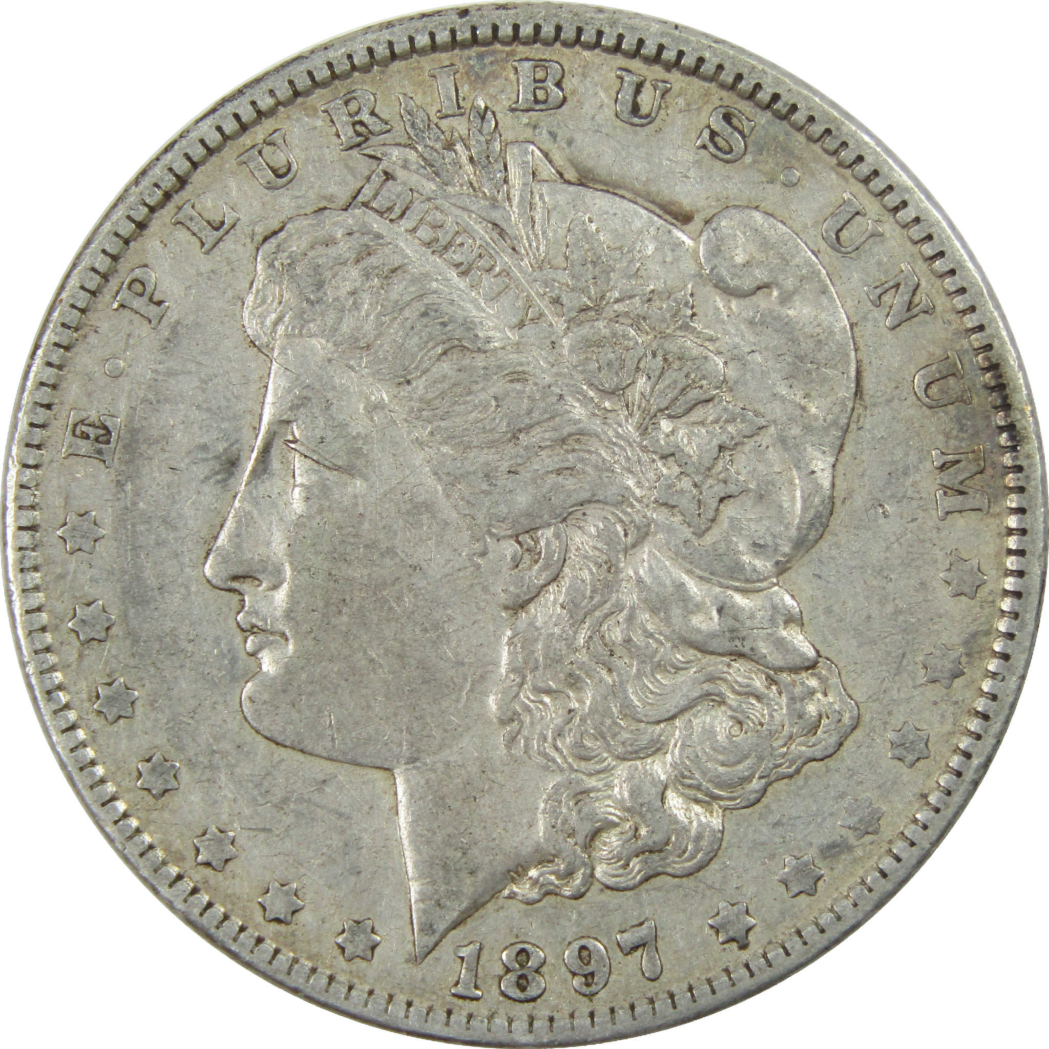 1897 O Morgan Dollar XF EF Extremely Fine Silver $1 Coin SKU:I11812 - Morgan coin - Morgan silver dollar - Morgan silver dollar for sale - Profile Coins & Collectibles