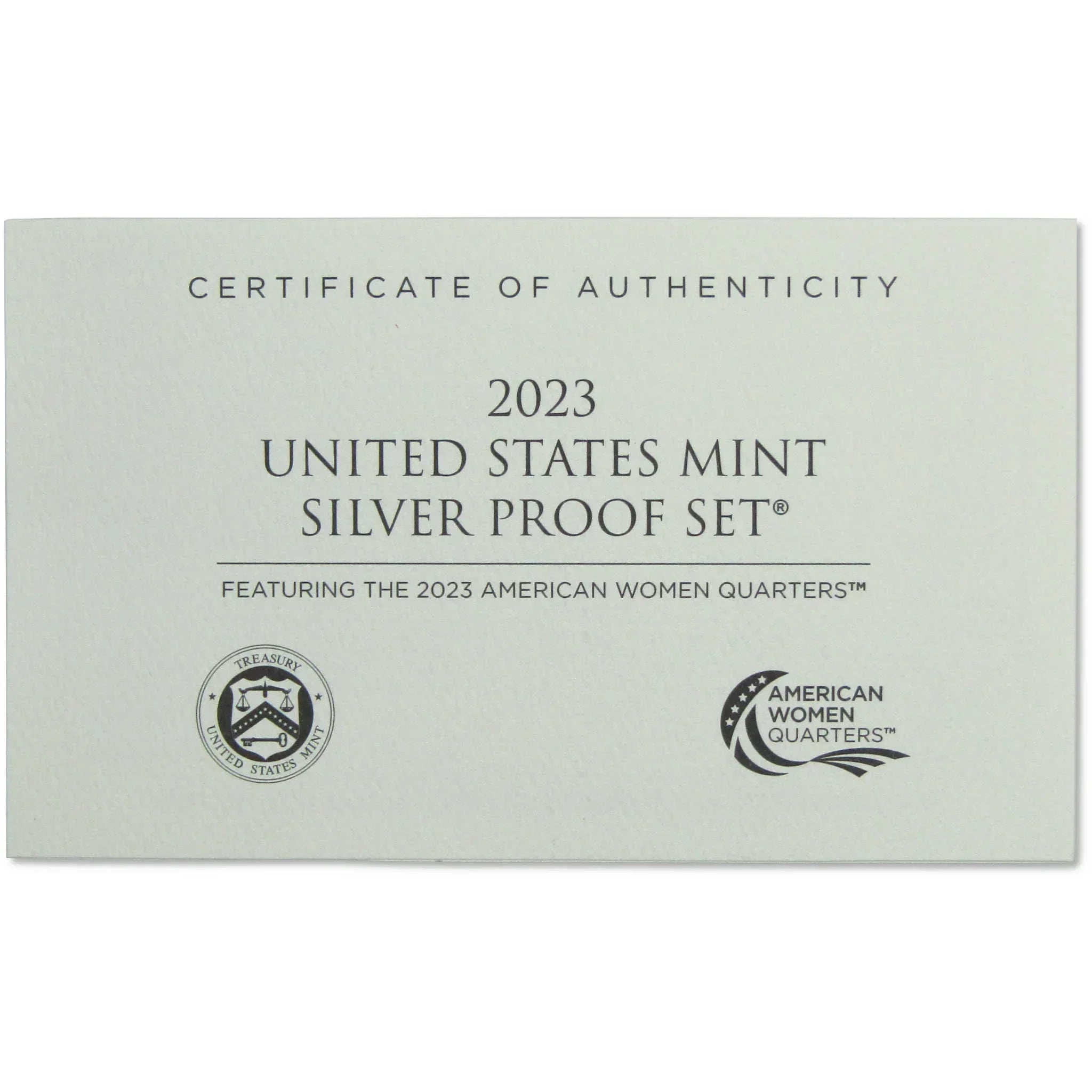 2023 Silver Proof Set U.S. Mint Original Government Packaging OGP COA