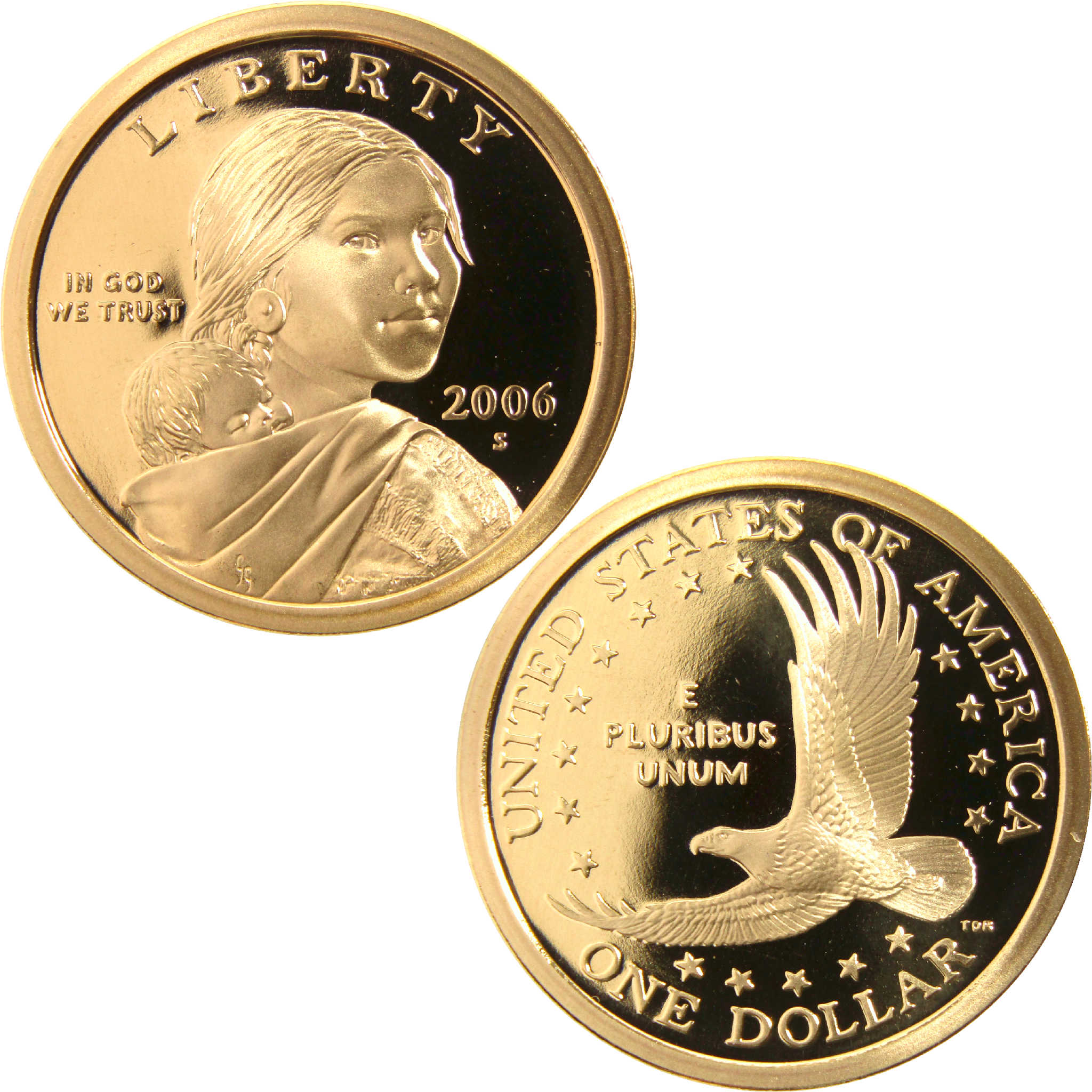 2006 S Sacagawea Native American Dollar Choice Proof $1 Coin