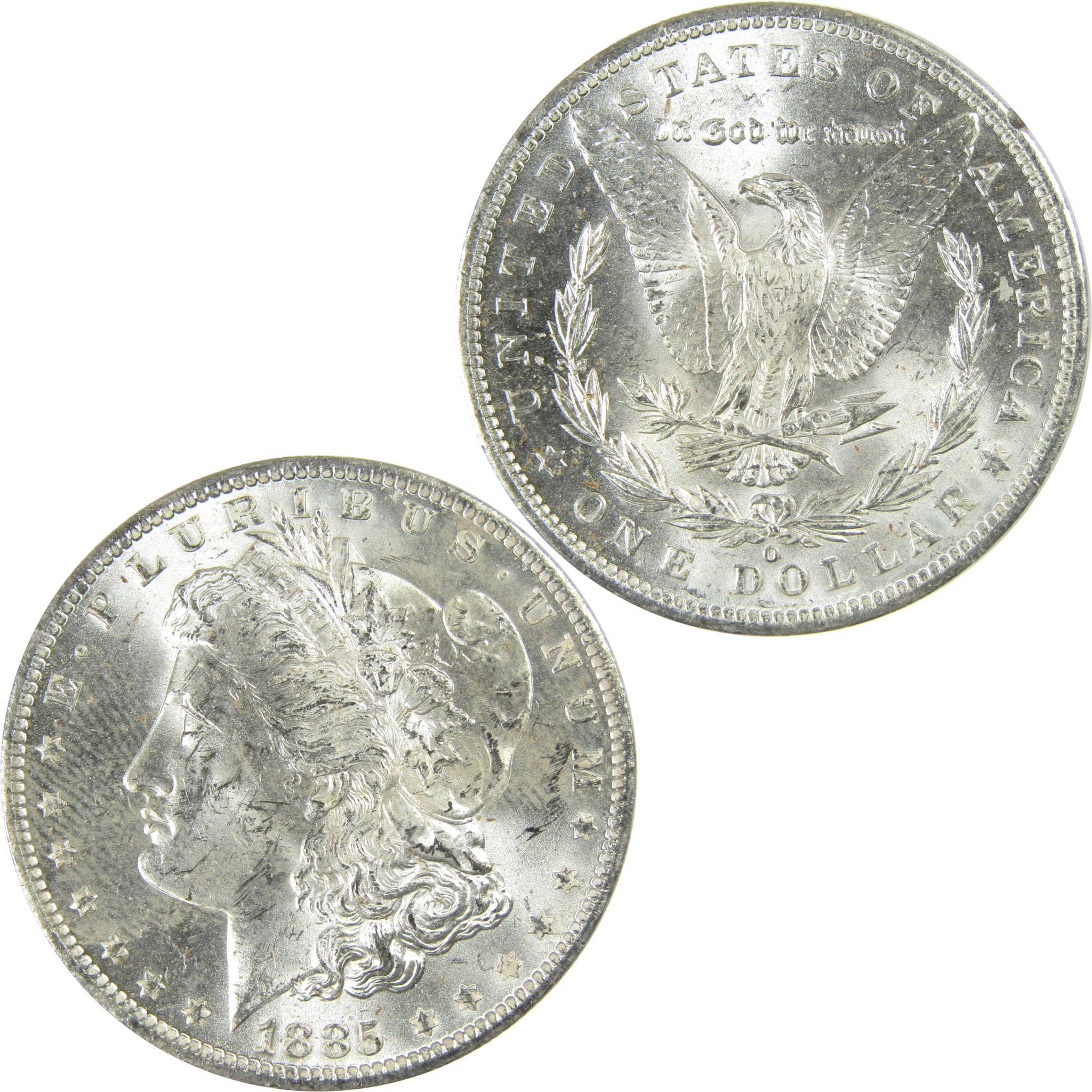 1885 O Morgan Silver Dollar Uncirculated Mint State $1 Coin SKU:I27467 - Morgan coin - Morgan silver dollar - Morgan silver dollar for sale - Profile Coins & Collectibles