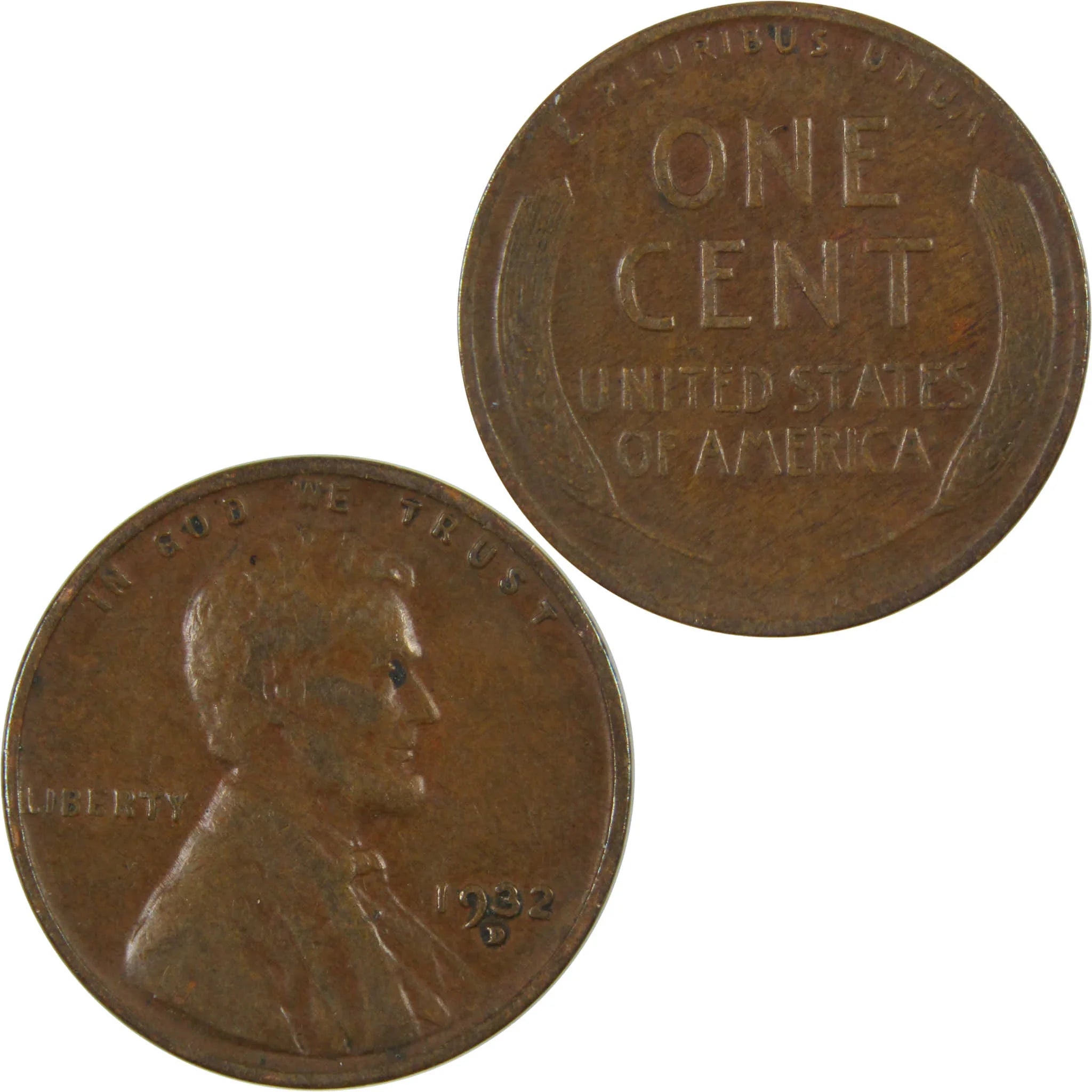 1932 D Lincoln Wheat Cent VF Very Fine Penny 1c Coin SKU:I27118