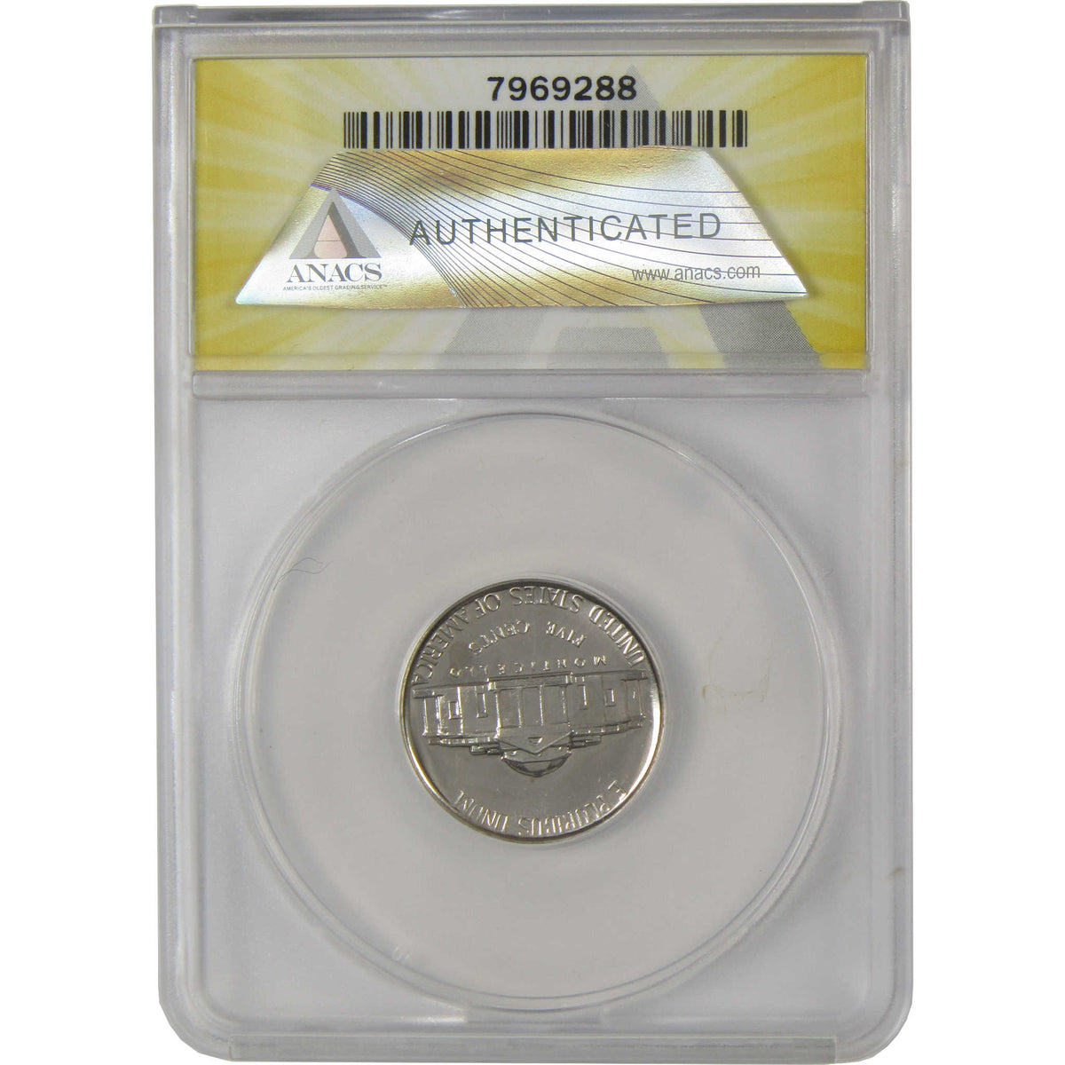 1941 Jefferson Nickel PF 65 ANACS Proof 5c Coin Collectible SKU:I28766