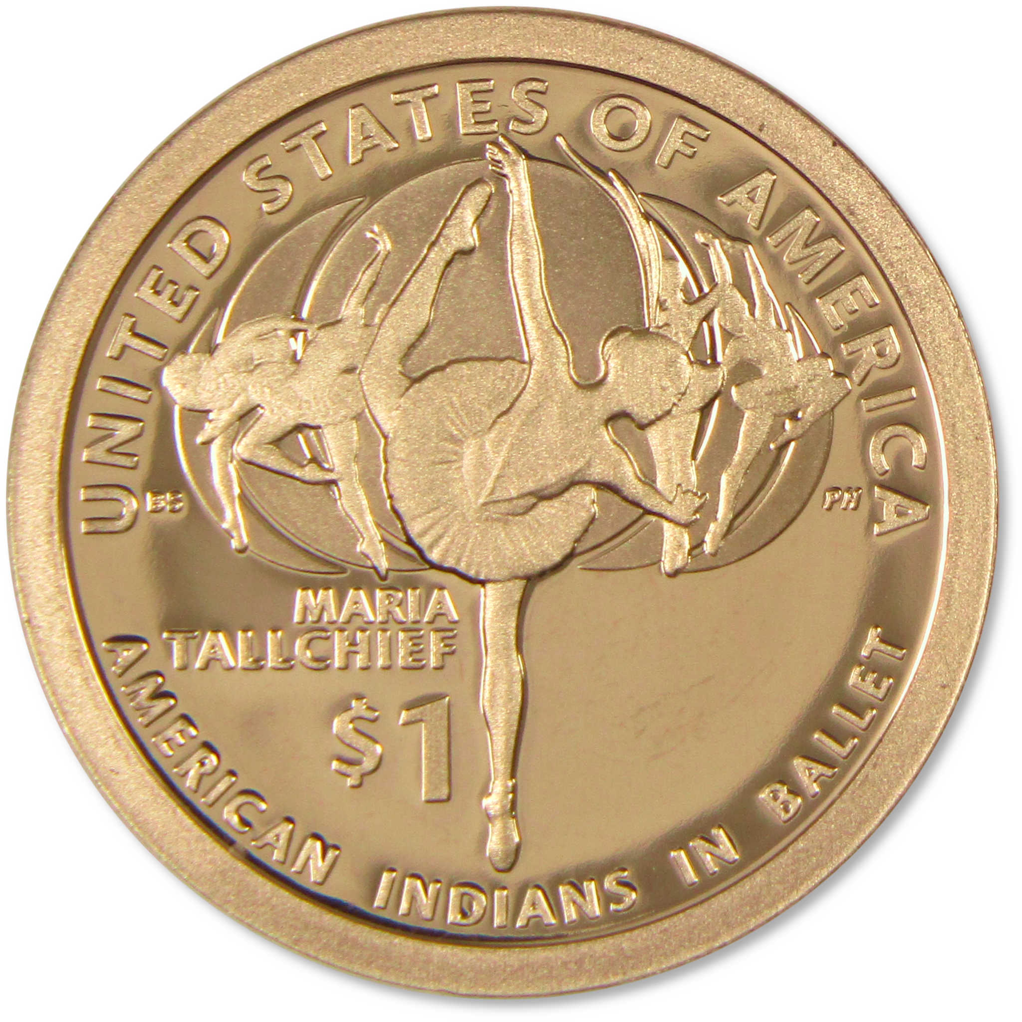 2023 S Maria Tallchief Native American Dollar Choice Proof $1 Coin