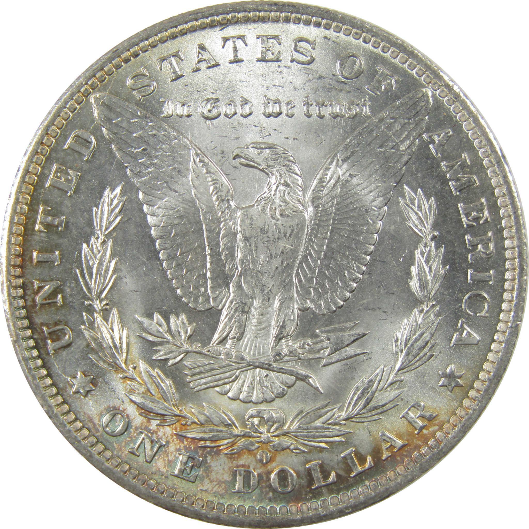 1884 O Morgan Silver Dollar BU Choice Uncirculated Toned SKU:I24040