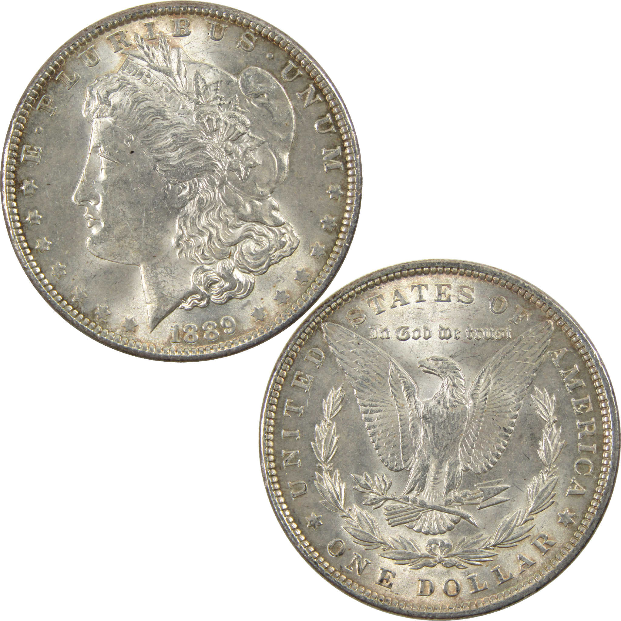 1889 Morgan Dollar CH AU Choice About Uncirculated Silver $1 Coin - Morgan coin - Morgan silver dollar - Morgan silver dollar for sale - Profile Coins & Collectibles