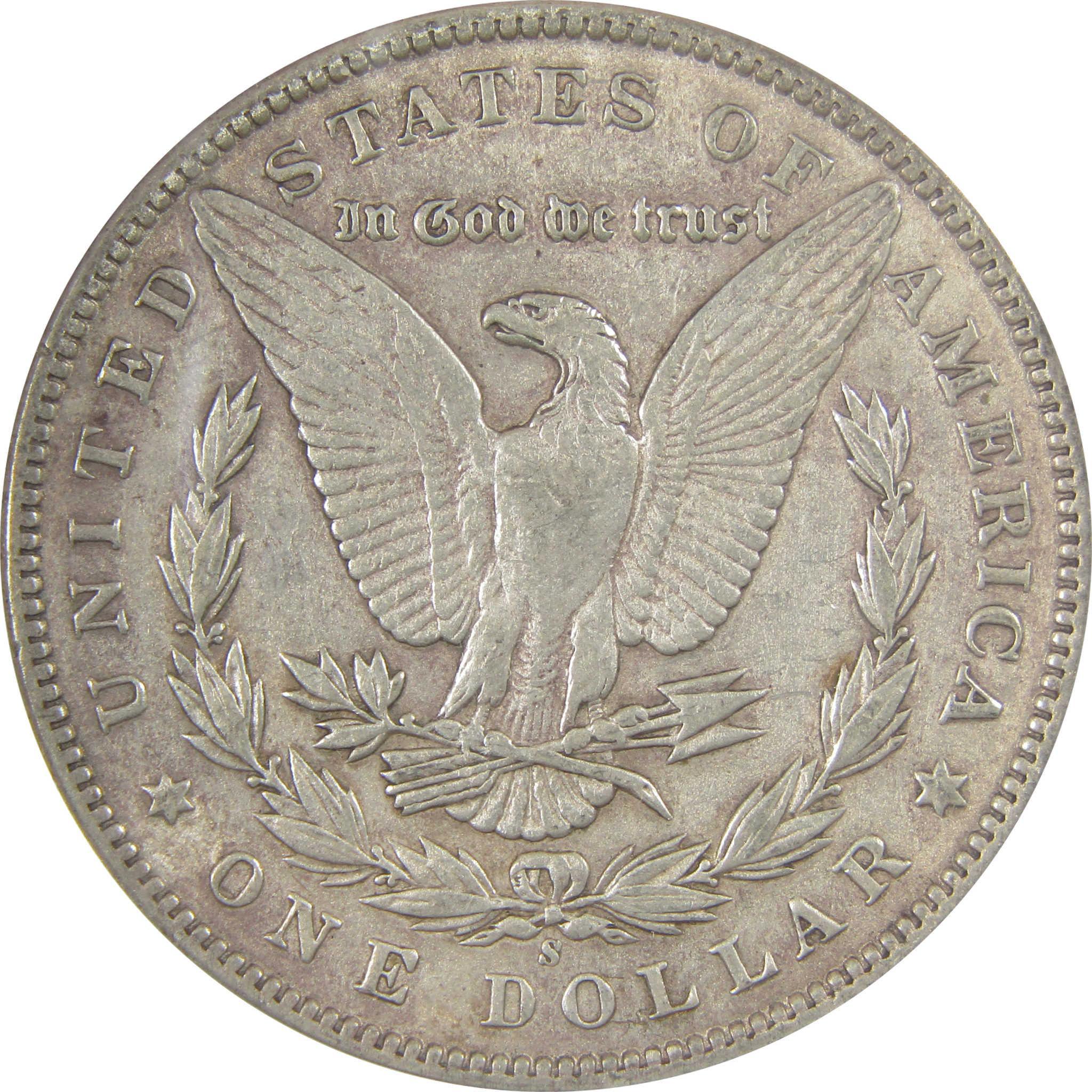 1899 S Morgan Silver Dollar EF 45 Details ANACS $1 Coin SKU:I25402 - Morgan coin - Morgan silver dollar - Morgan silver dollar for sale - Profile Coins & Collectibles