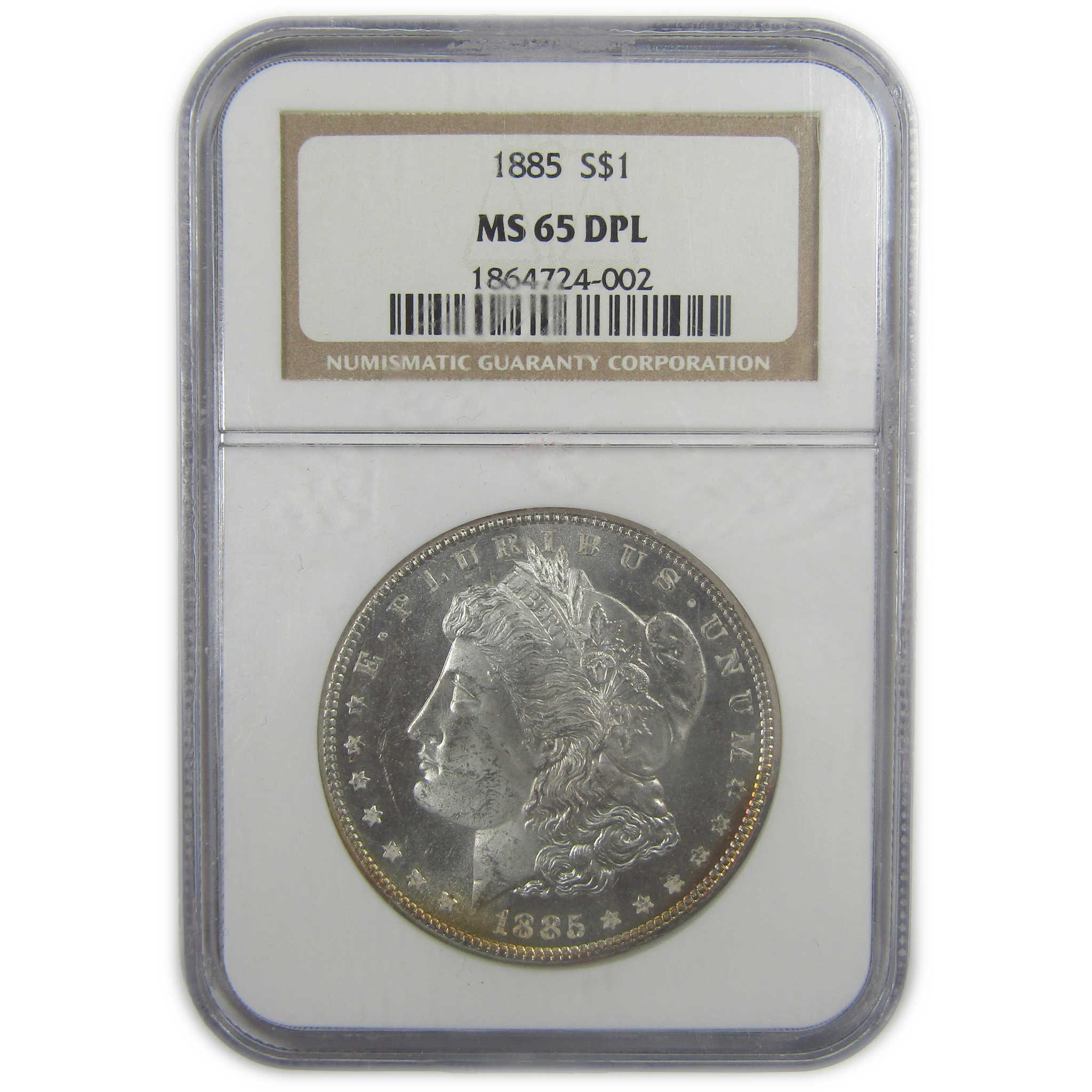 1885 Morgan Dollar MS 65 DPL NGC Silver Proof-Like $1 Coin SKU:I21995 - Morgan coin - Morgan silver dollar - Morgan silver dollar for sale - Profile Coins & Collectibles