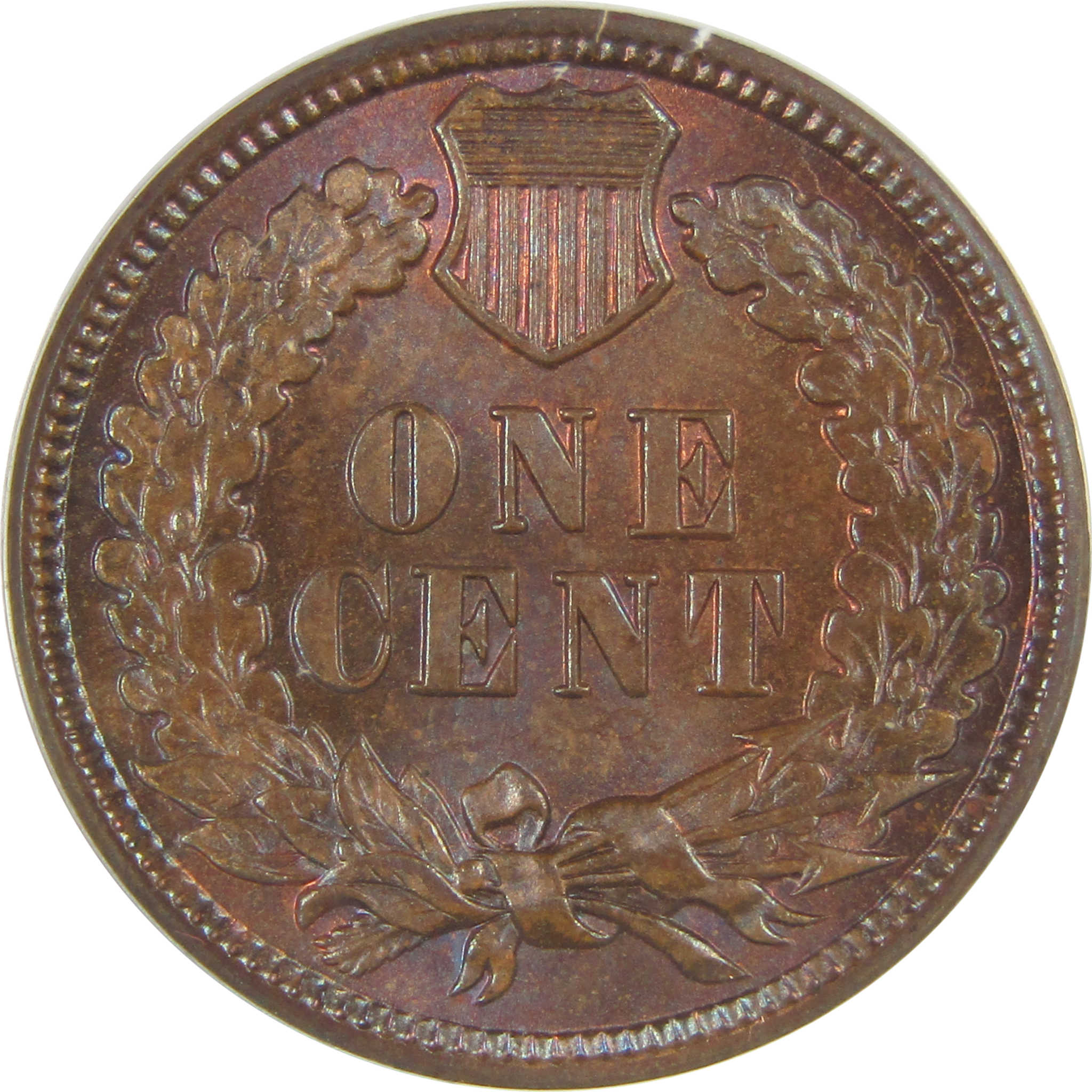 1880 Indian Head Cent MS 63 RB ANACS Penny Uncirculated SKU:I23000