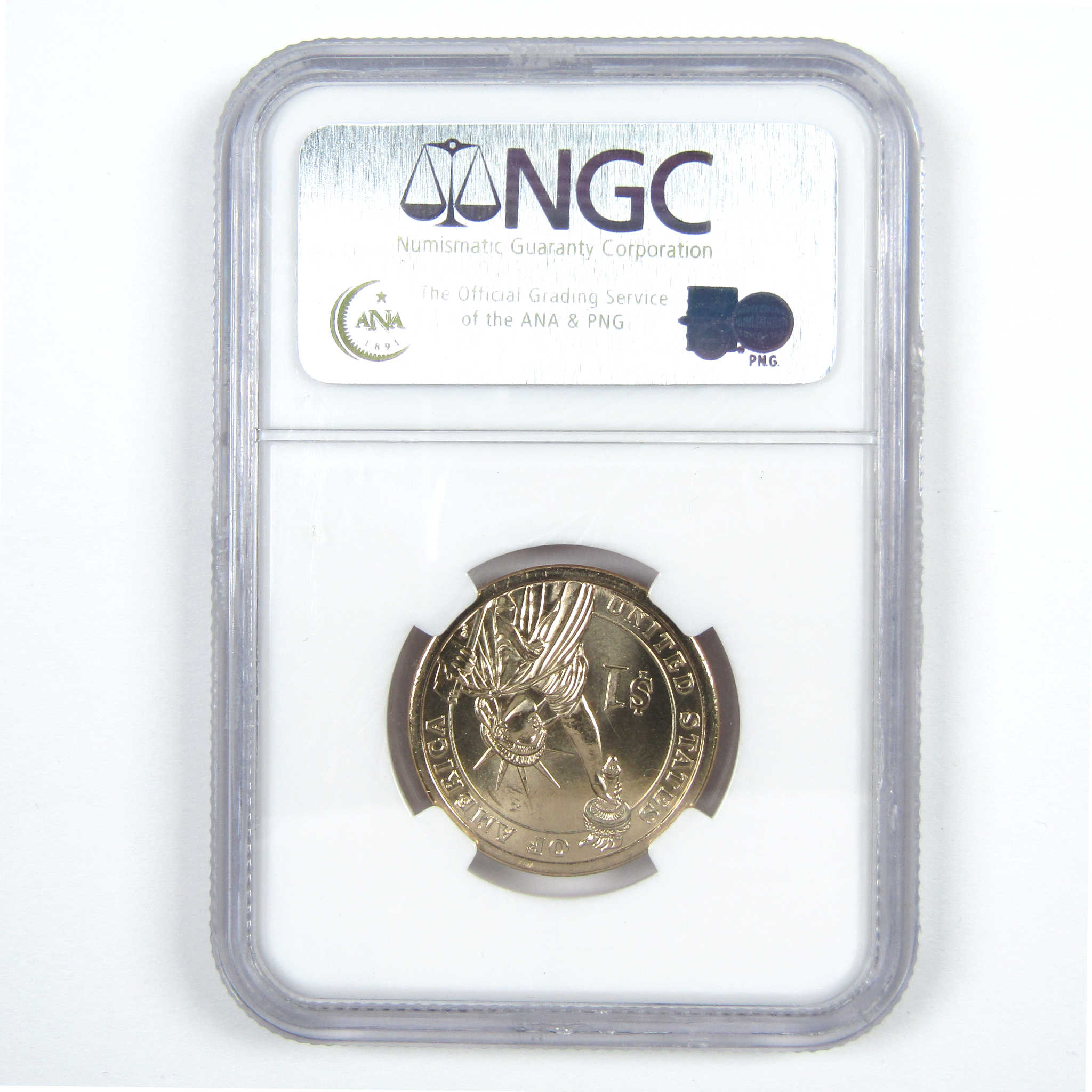 2007 D George Washington Presidential Dollar BU NGC $1 SKU:CPC6115