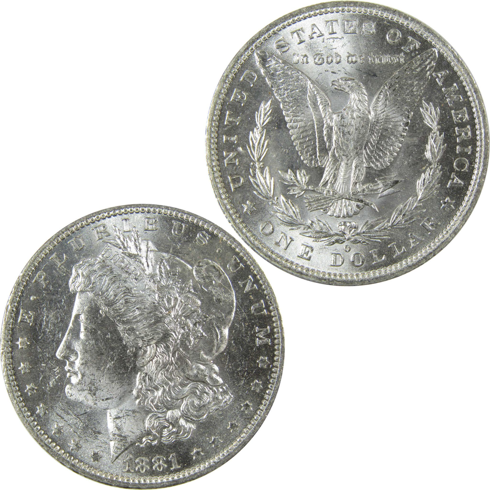 1881 O Morgan Silver Dollar Uncirculated Mint State $1 Coin SKU:I27762 - Morgan coin - Morgan silver dollar - Morgan silver dollar for sale - Profile Coins & Collectibles