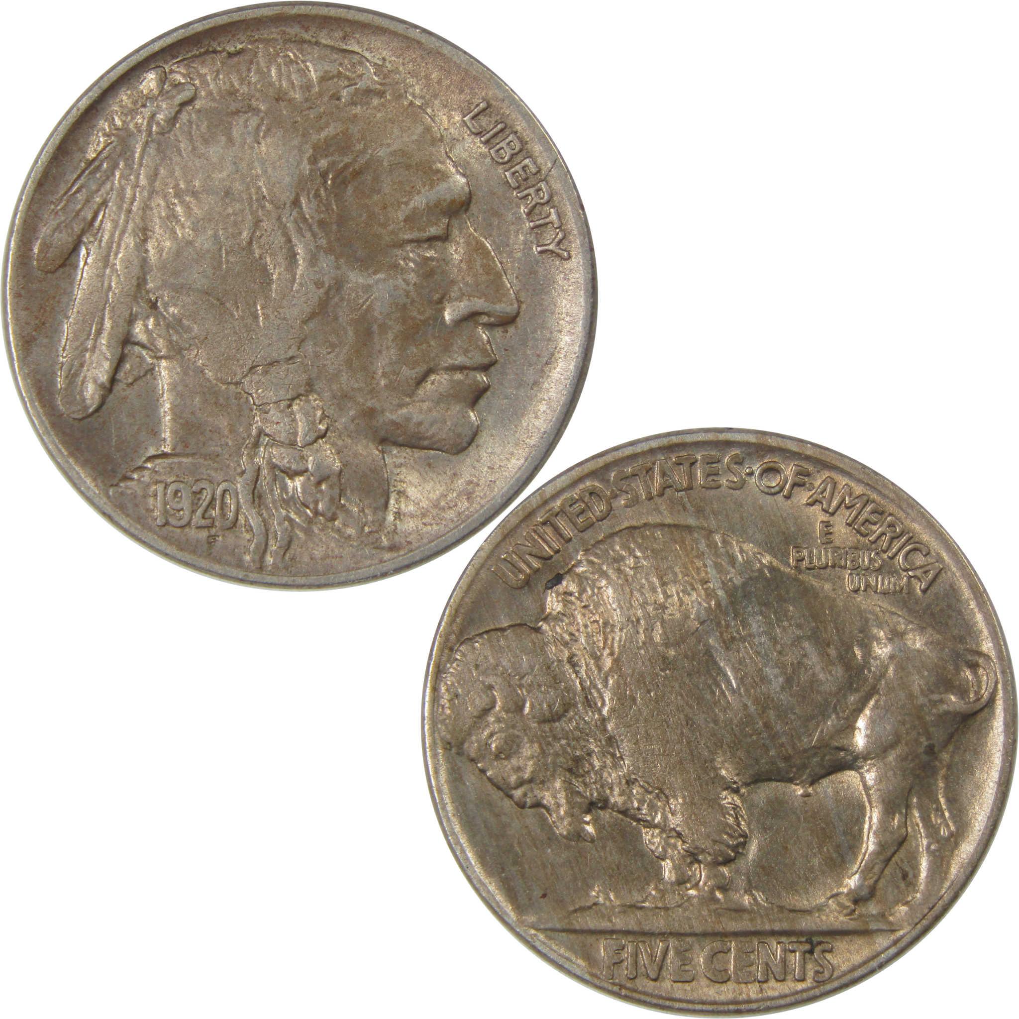 1920 Indian Head Buffalo Nickel Borderline Uncirculated SKU:I24021