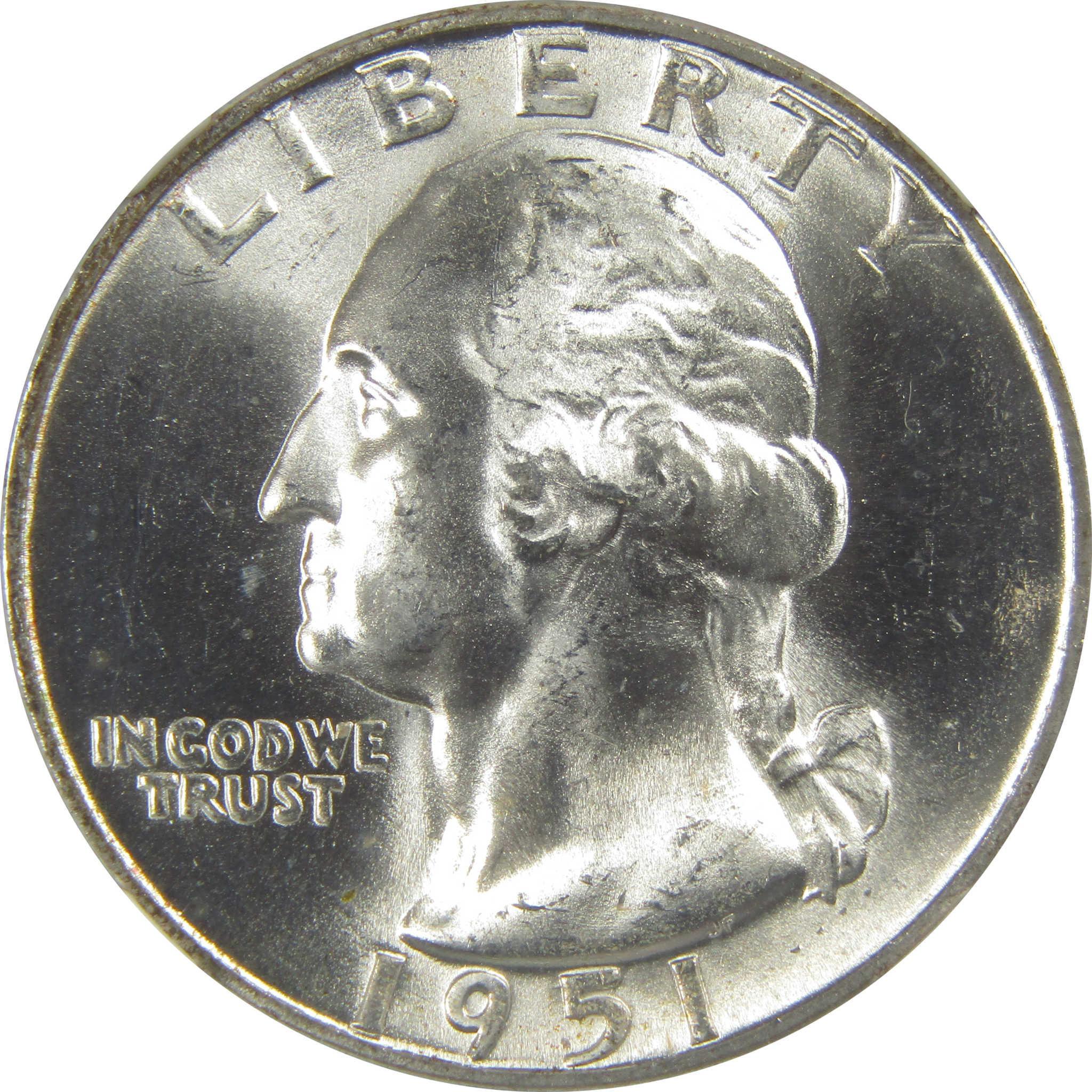 1951 S Washington Quarter MS 66 NGC Silver Bag Fragment SKU:I20524