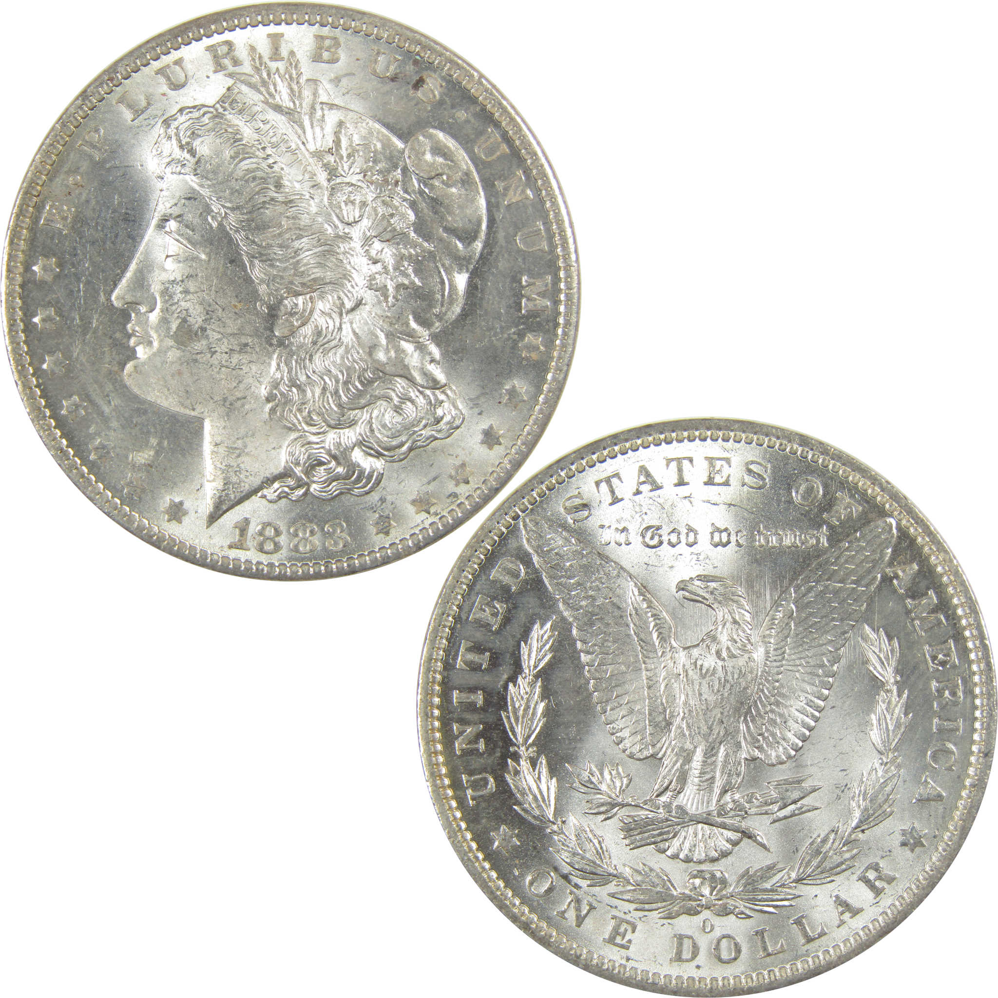 1883 O Morgan Dollar Uncirculated Details Silver $1 Coin SKU:I19567 - Morgan coin - Morgan silver dollar - Morgan silver dollar for sale - Profile Coins & Collectibles