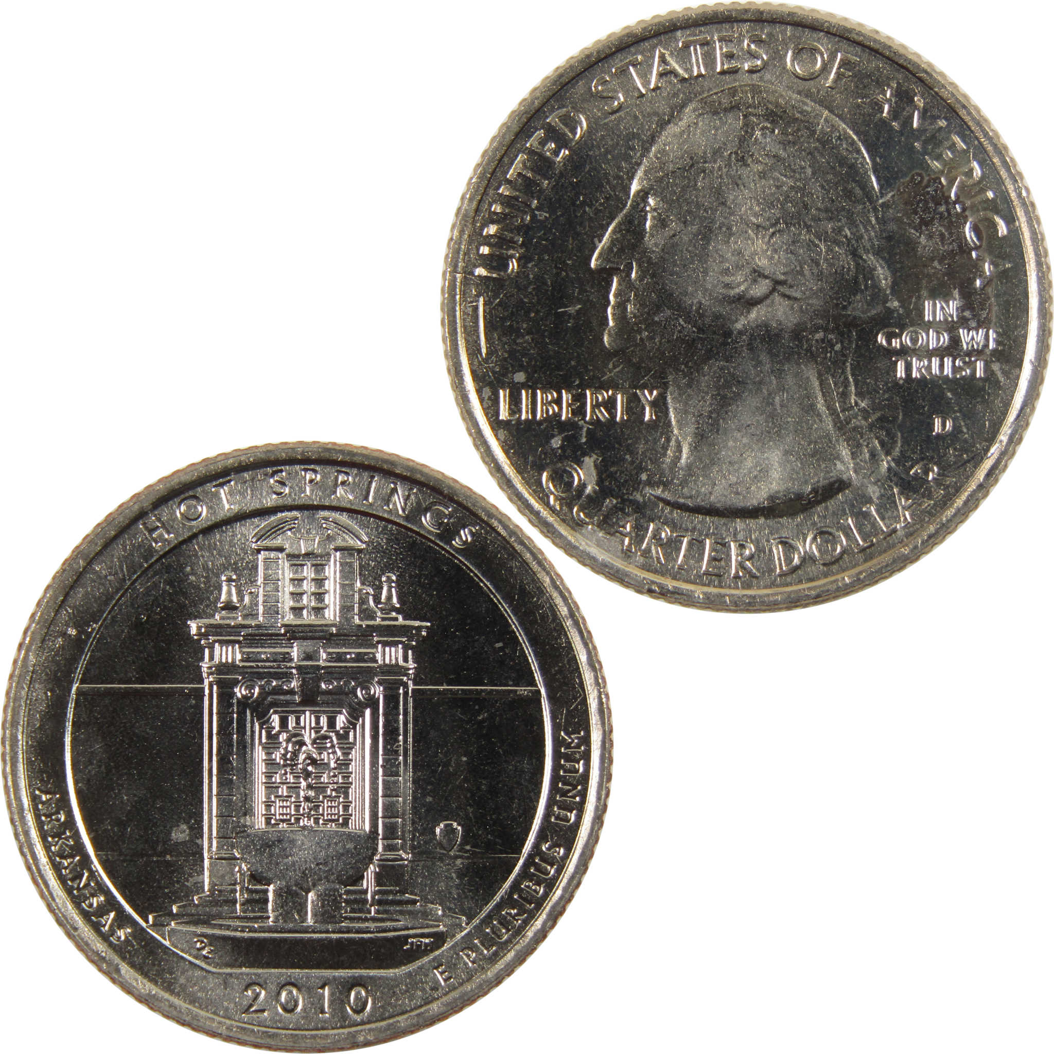 2010 D Hot Springs National Park Quarter BU Uncirculated Clad 25c Coin