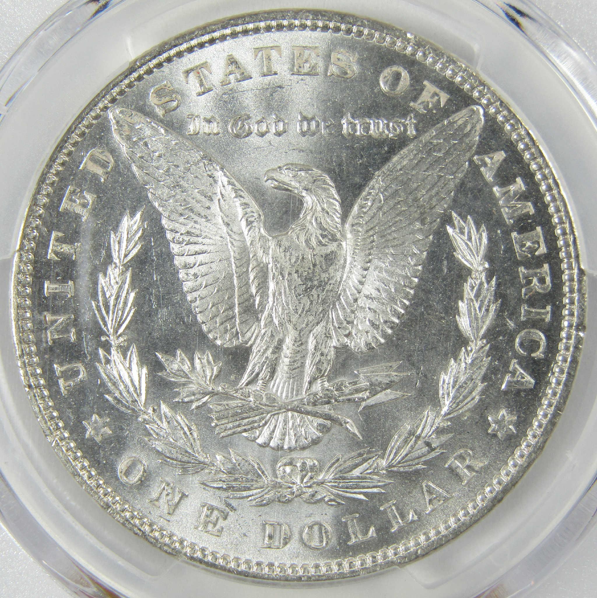 1887 Morgan Silver Dollar MS 66 PCGS Uncirculated $1 Coin Collectible - Morgan coin - Morgan silver dollar - Morgan silver dollar for sale - Profile Coins & Collectibles