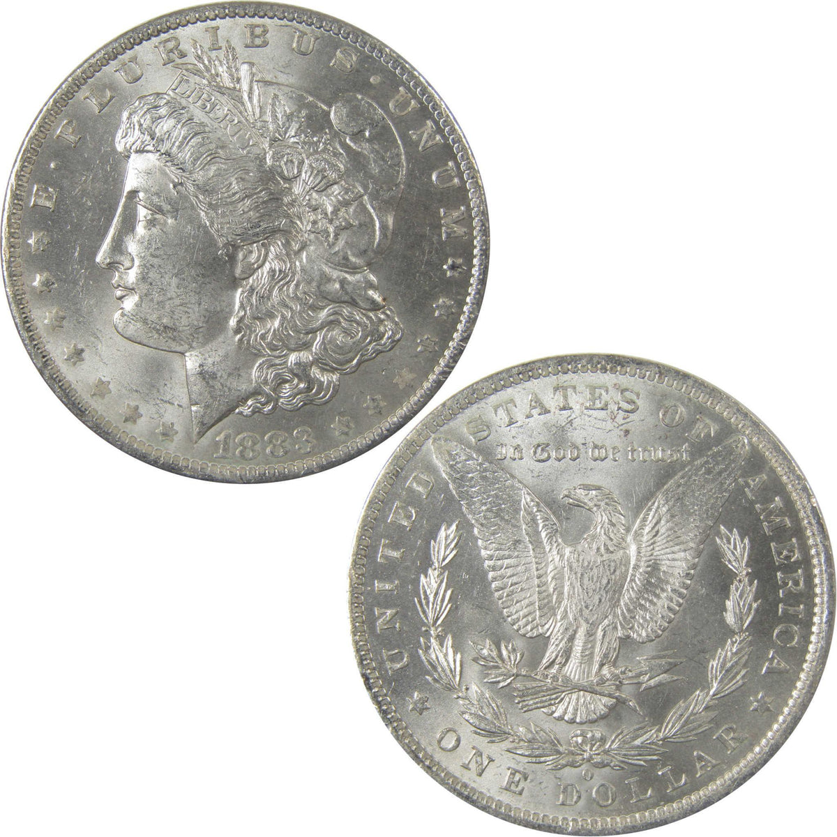 1883 O Morgan Silver Dollar Uncirculated Mint State $1 Coin SKU:I24852 - Morgan coin - Morgan silver dollar - Morgan silver dollar for sale - Profile Coins & Collectibles