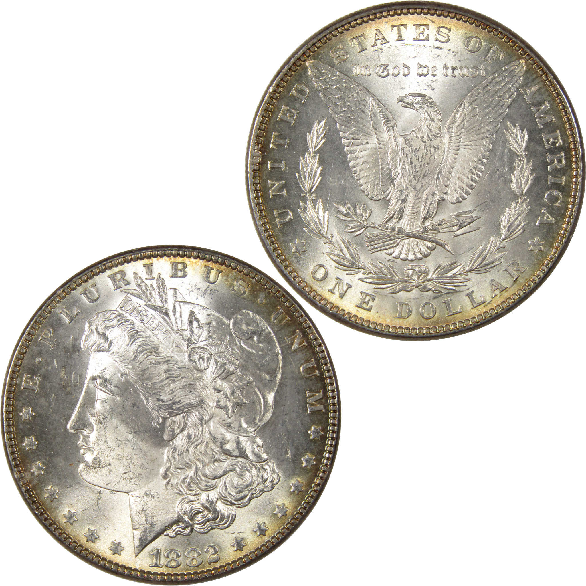 1882 Morgan Dollar BU Choice Uncirculated Silver $1 Coin - Morgan coin - Morgan silver dollar - Morgan silver dollar for sale - Profile Coins & Collectibles