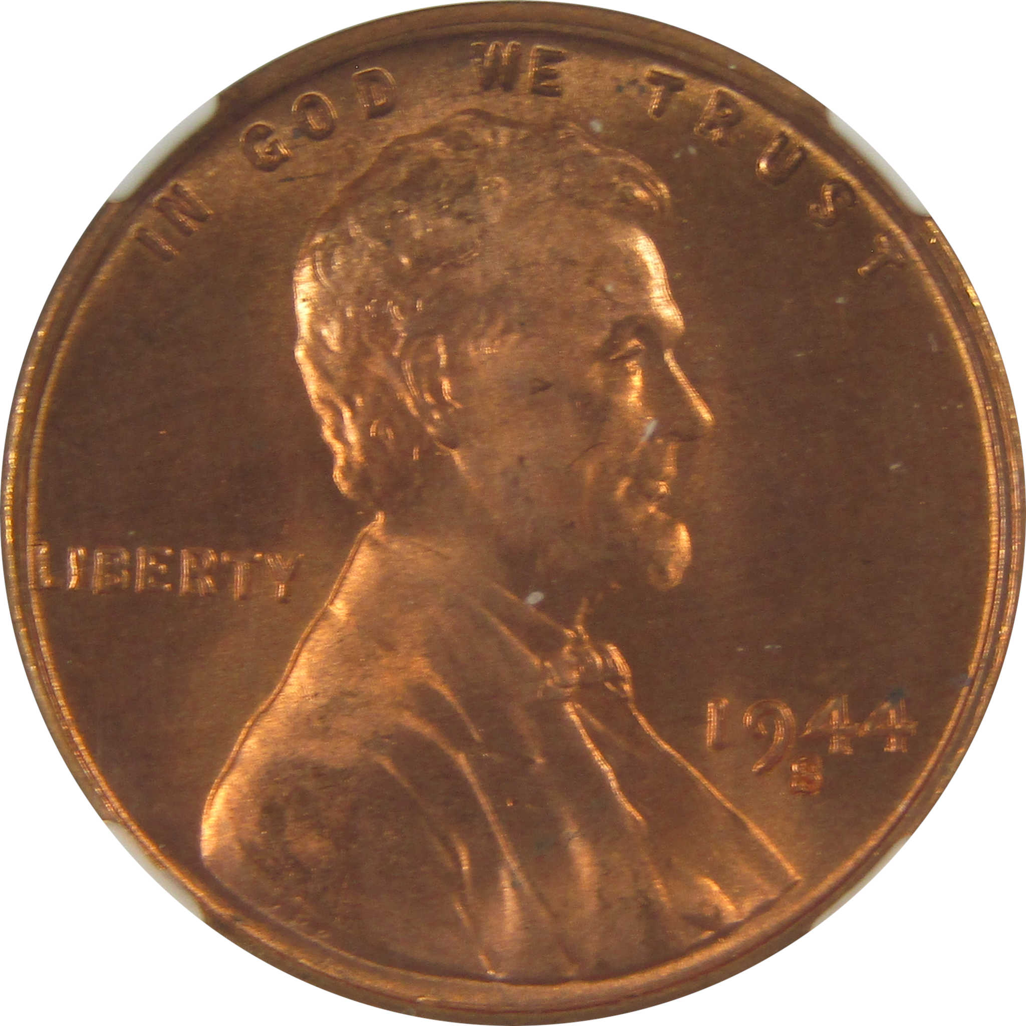 1944 S Lincoln Wheat Cent MS 67 RD NGC Penny Uncirculated SKU:CPC0633