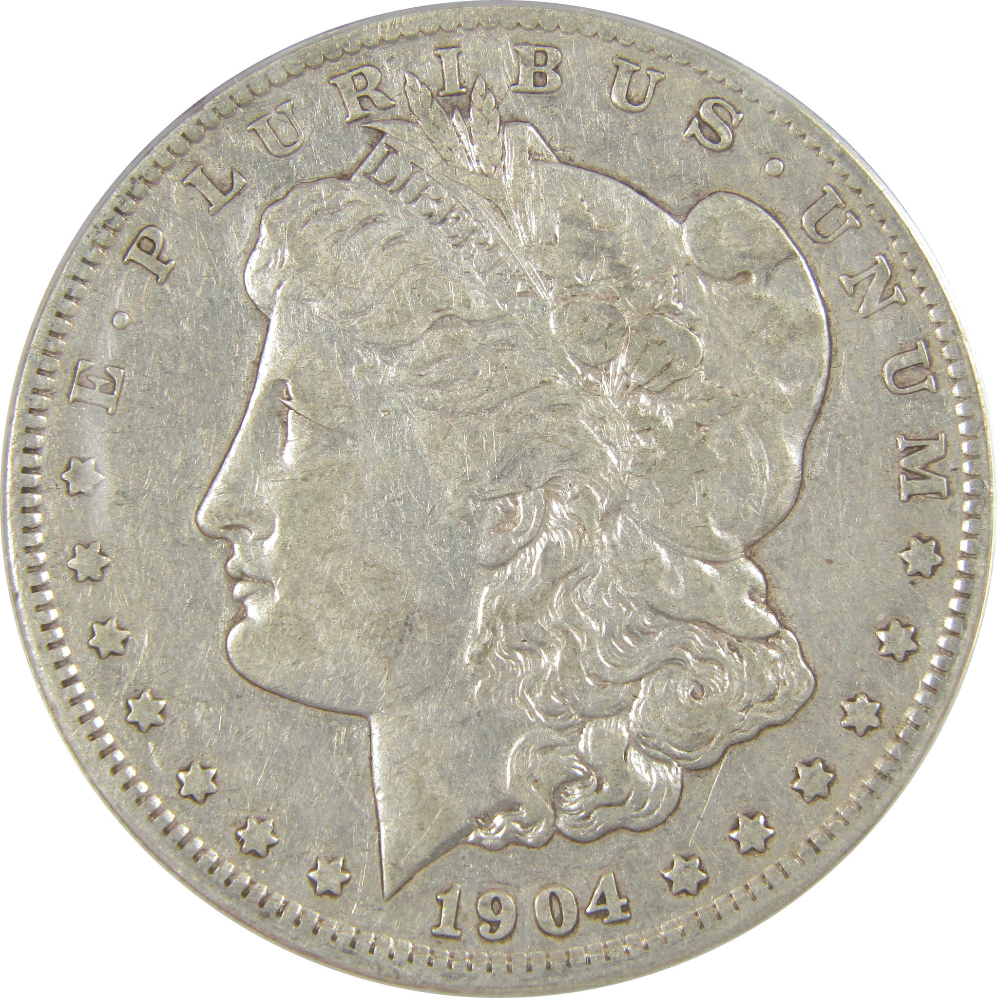 1904 S Morgan Dollar VF 25 ANACS Silver $1 Coin SKU:I21140 - Morgan coin - Morgan silver dollar - Morgan silver dollar for sale - Profile Coins & Collectibles