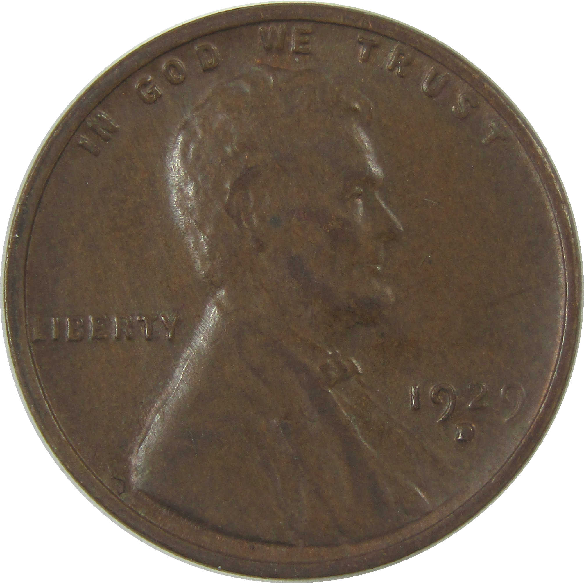1929 D Lincoln Wheat Cent AU About Uncirculated Penny SKU:I25178