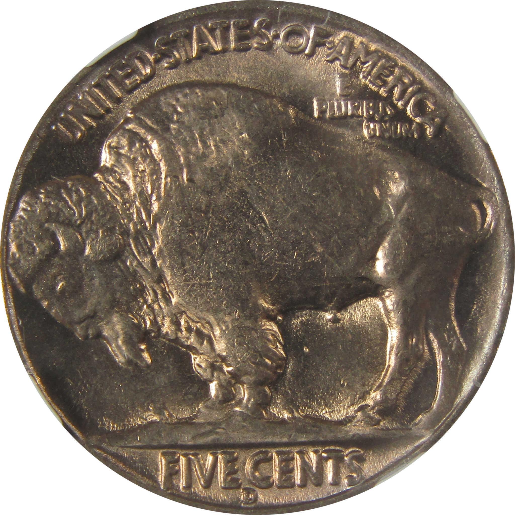 1936 D Indian Head Buffalo Nickel MS 65 NGC Bag Fragment SKU:I22652