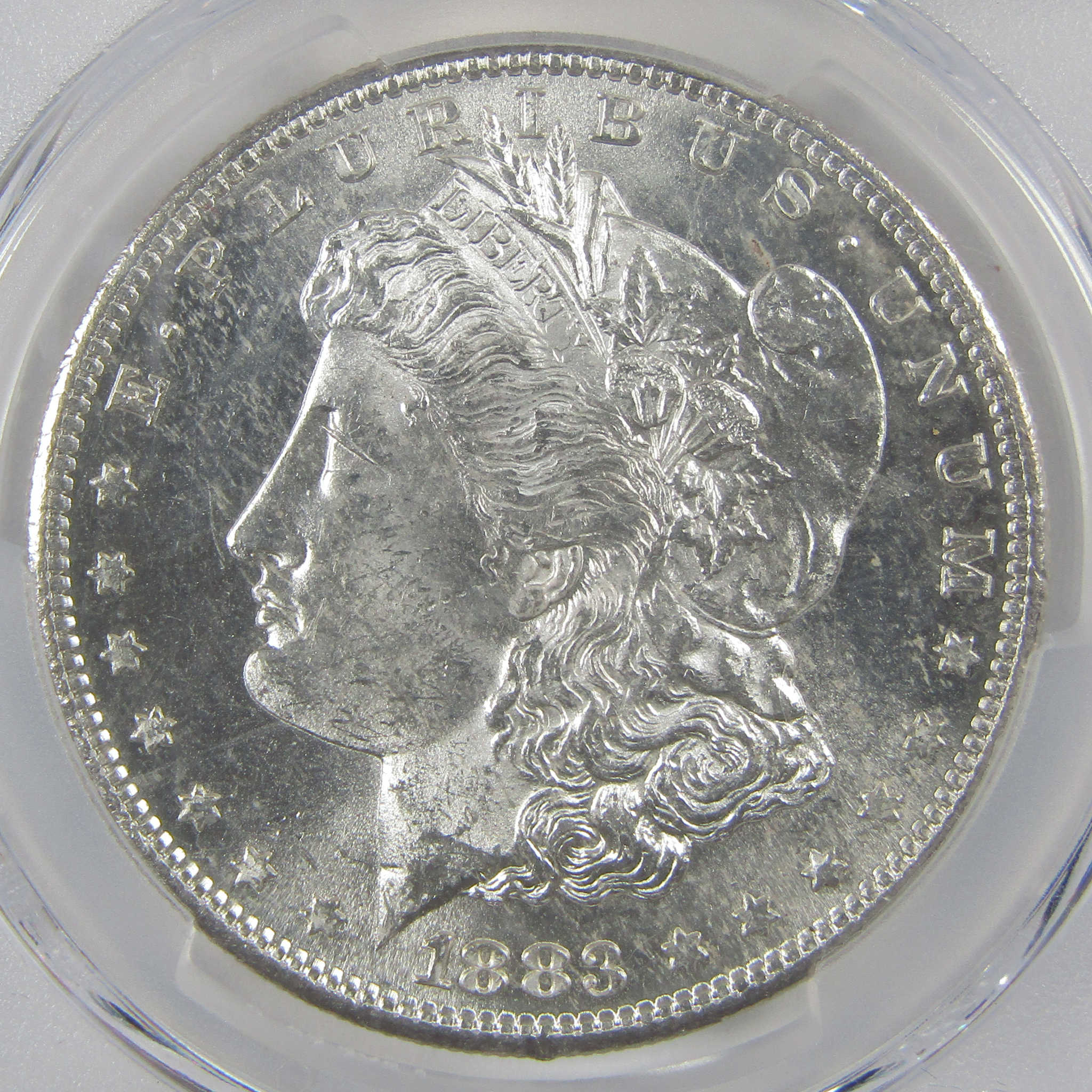 1883 S Morgan Silver Dollar MS 62 PCGS CAC Uncirculated $1 Coin - Morgan coin - Morgan silver dollar - Morgan silver dollar for sale - Profile Coins & Collectibles