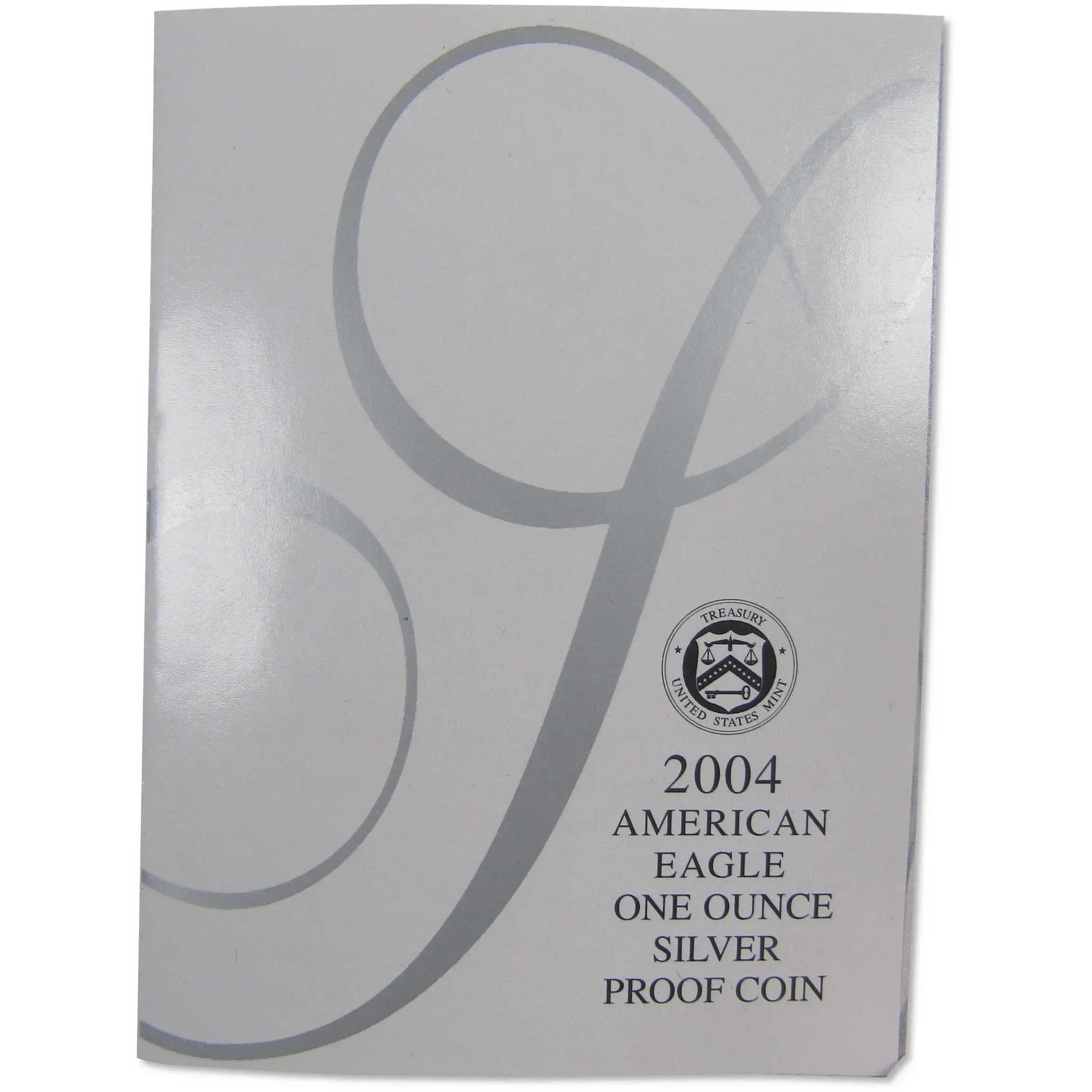 2004 W American Silver Eagle Proof $1 Coin Collectible OGP COA