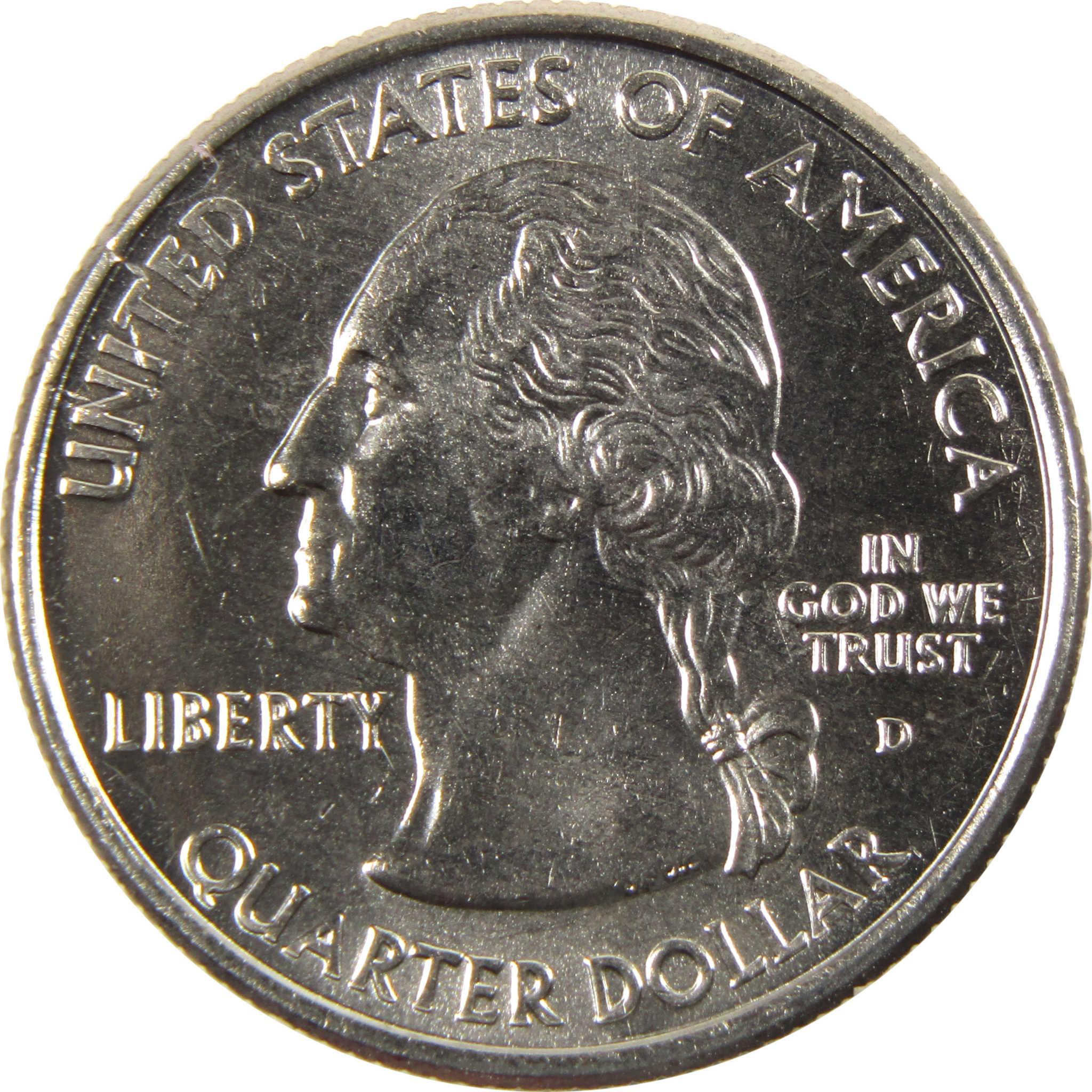 2007 D Montana State Quarter BU Uncirculated Clad 25c Coin