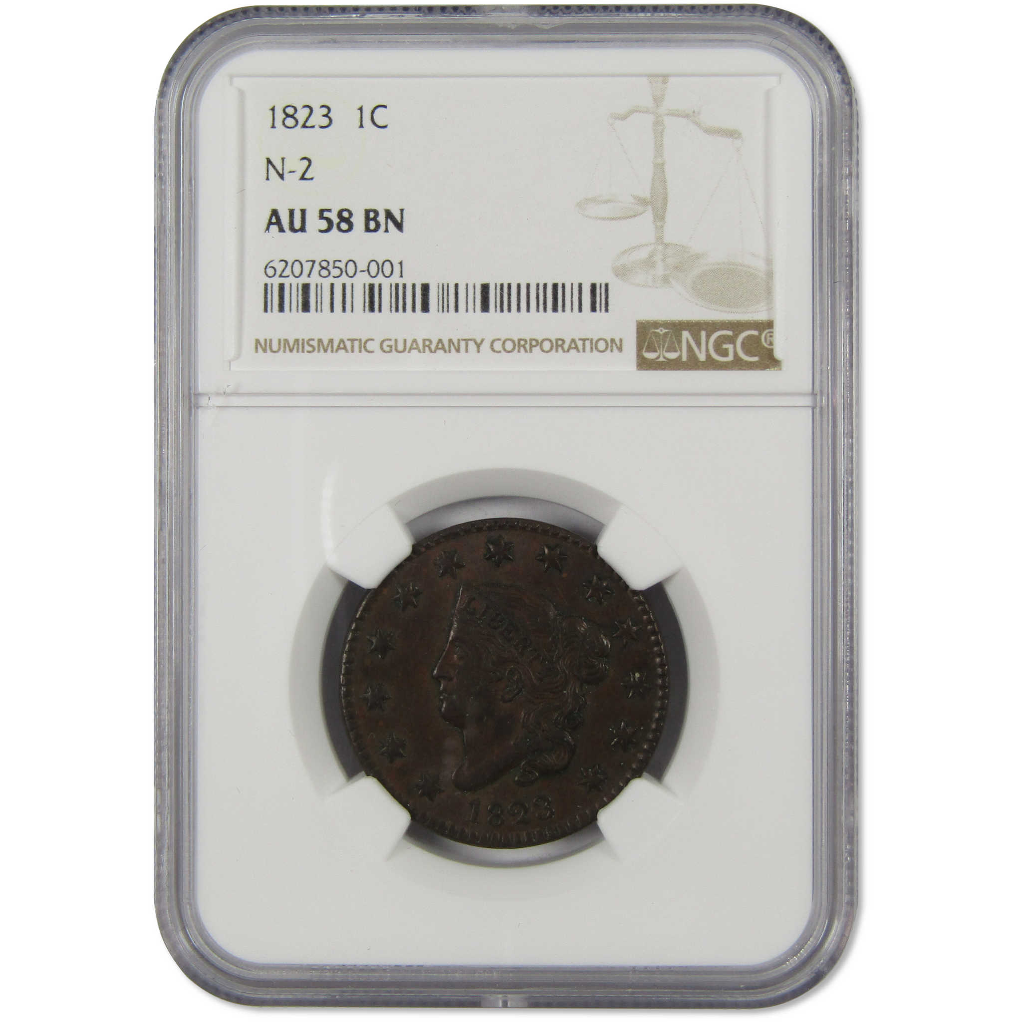 U.S. Large Cent (Coronet or Braided Type) - 1816 to 1857 - United
