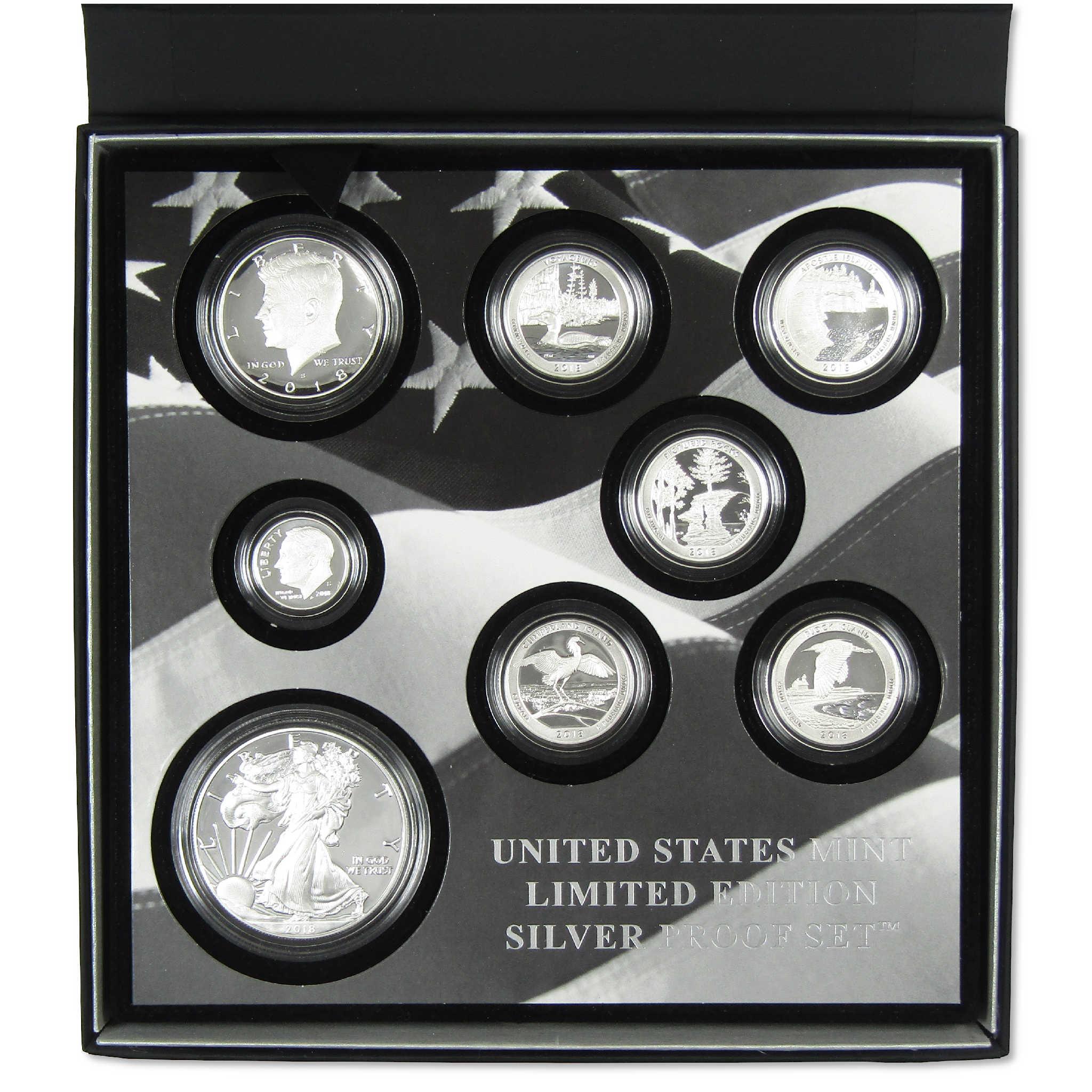 2018 U.S. Mint Limited Edition Silver Proof Set OGP COA SKU:CPC2786