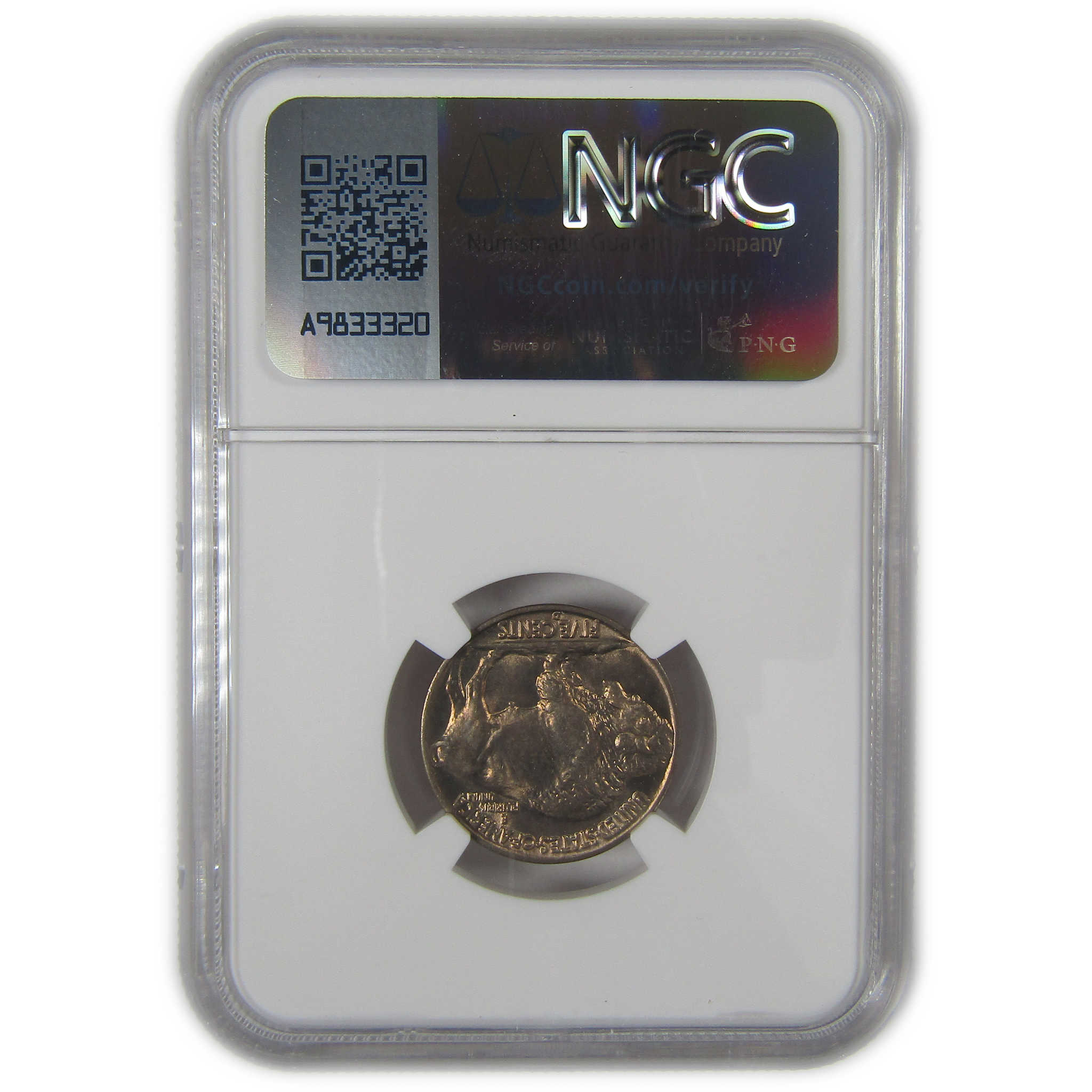 1936 D Indian Head Buffalo Nickel MS 66 NGC Bag Fragment SKU:I22660