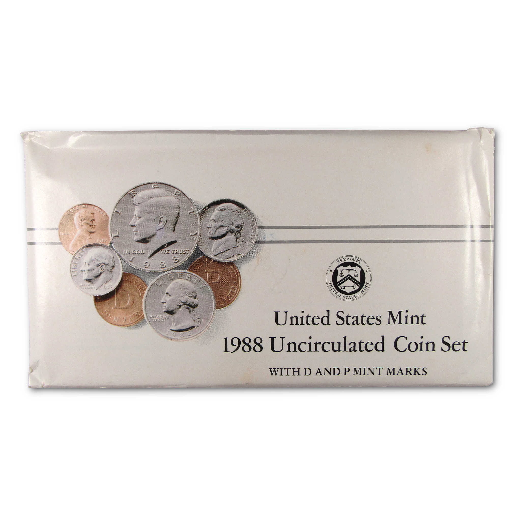 1988 Uncirculated Coin Set U.S Mint Original Government Packaging OGP