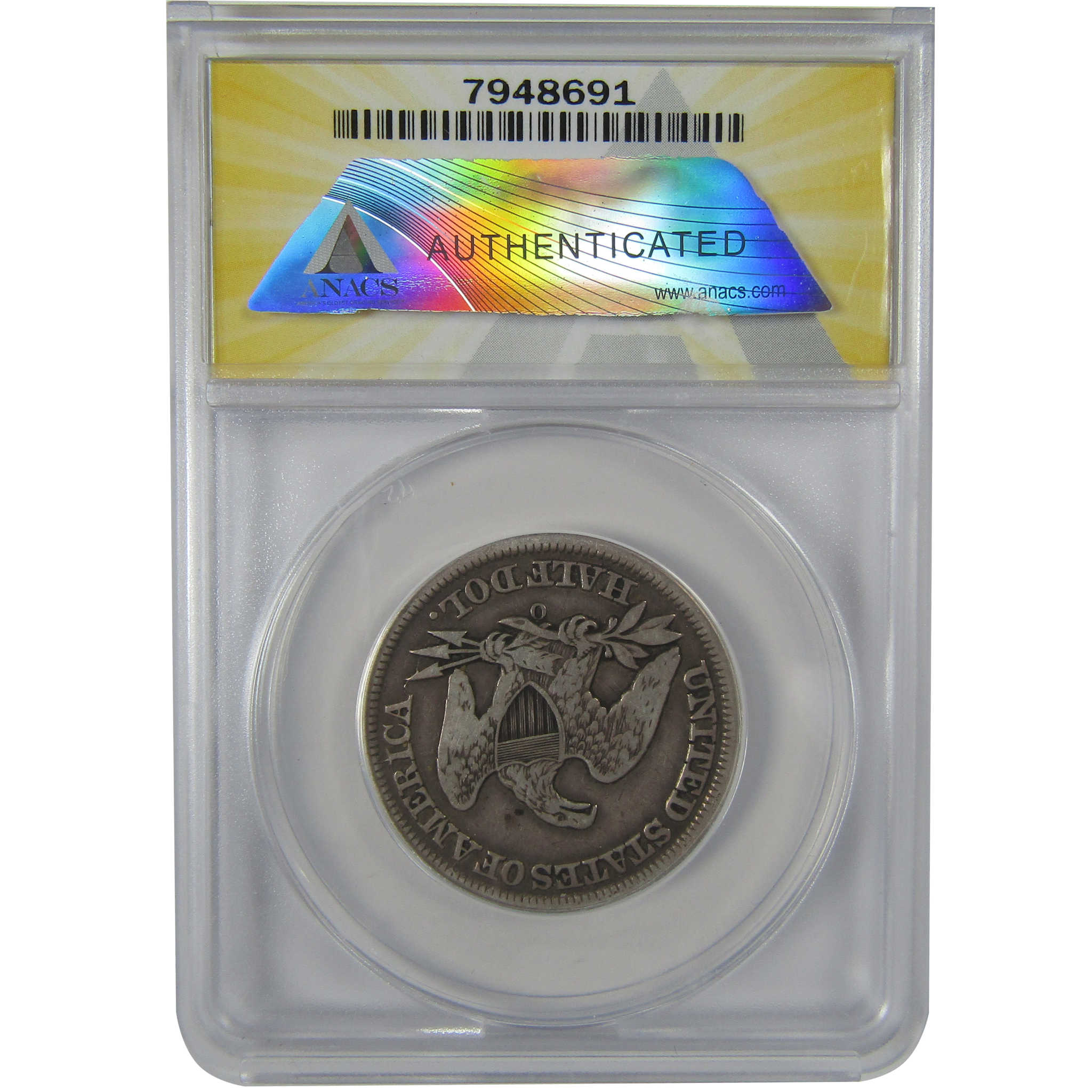 1854 O Seated Liberty Half Dollar F 12 ANACS Silver SKU:I23660