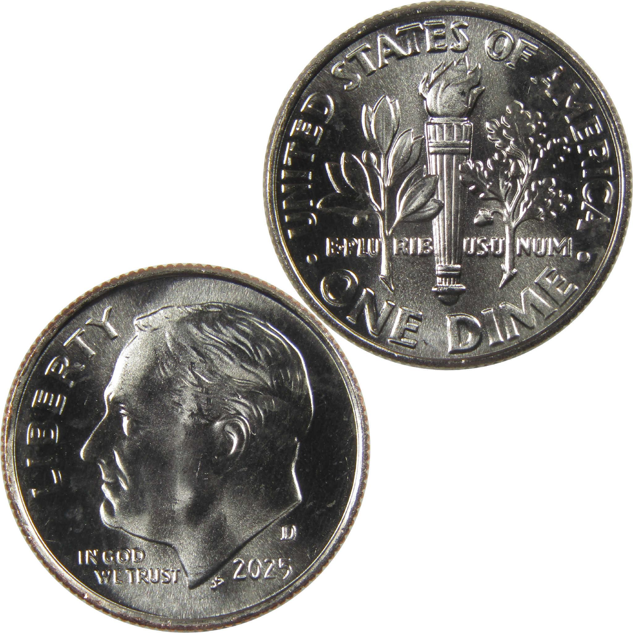 2025 D Roosevelt Dime Uncirculated Clad 10c Coin