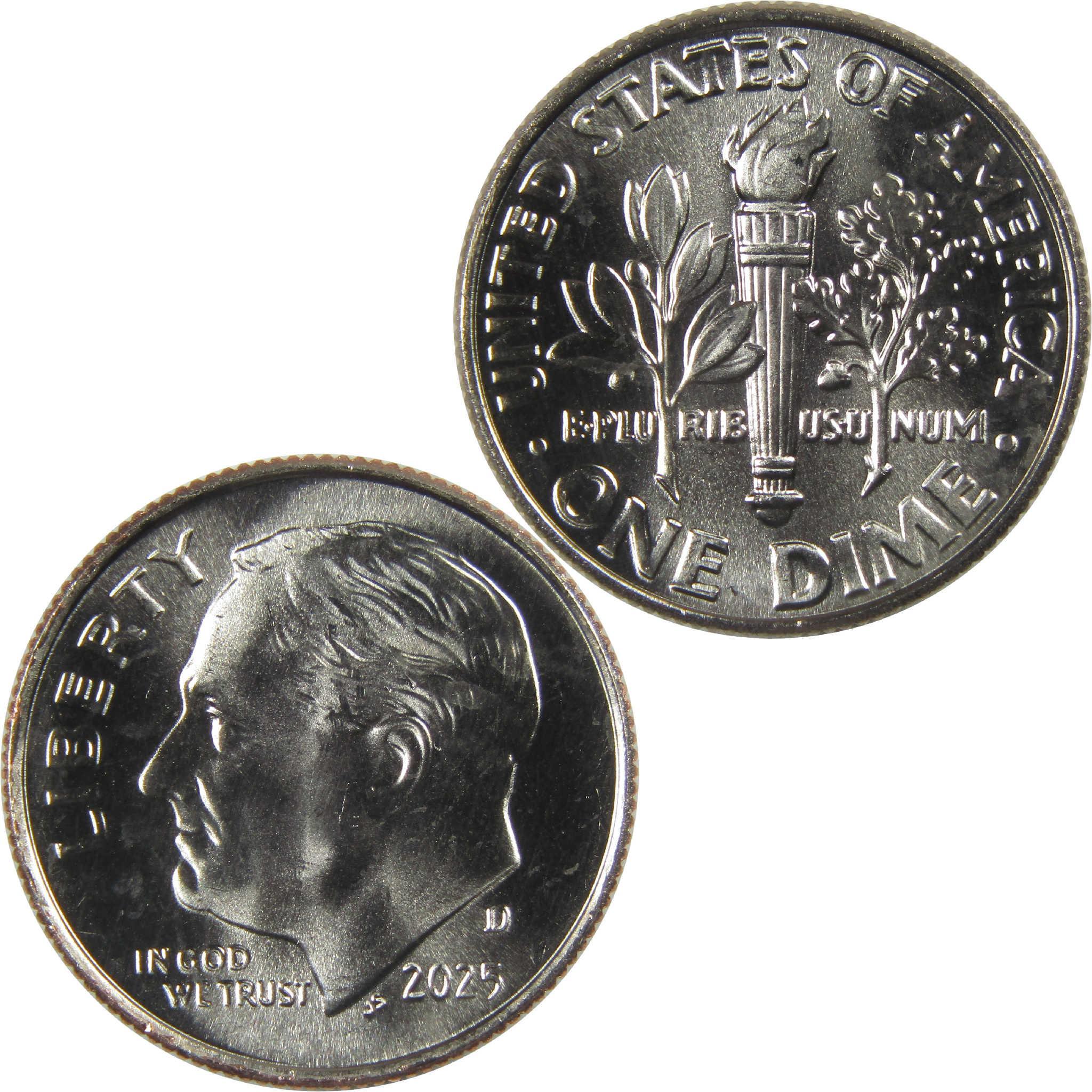 2025 D Roosevelt Dime Uncirculated Clad 10c Coin