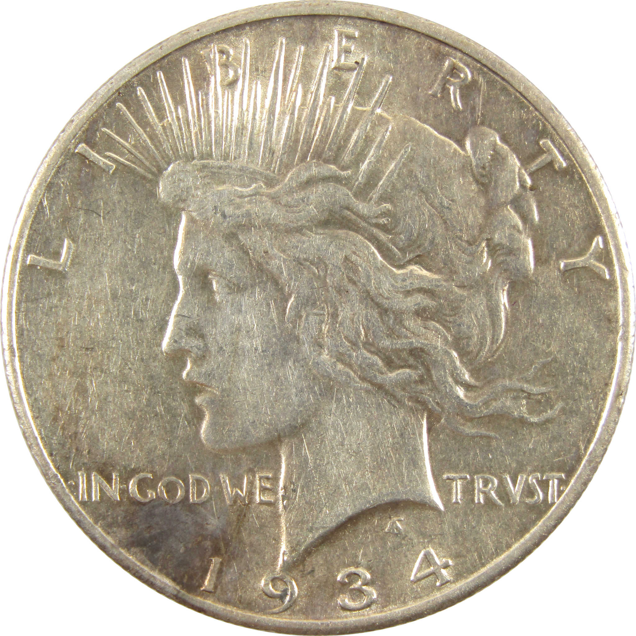 1934 S Peace Dollar XF EF Extremely Fine 90 Silver 1 SKU CPC4980