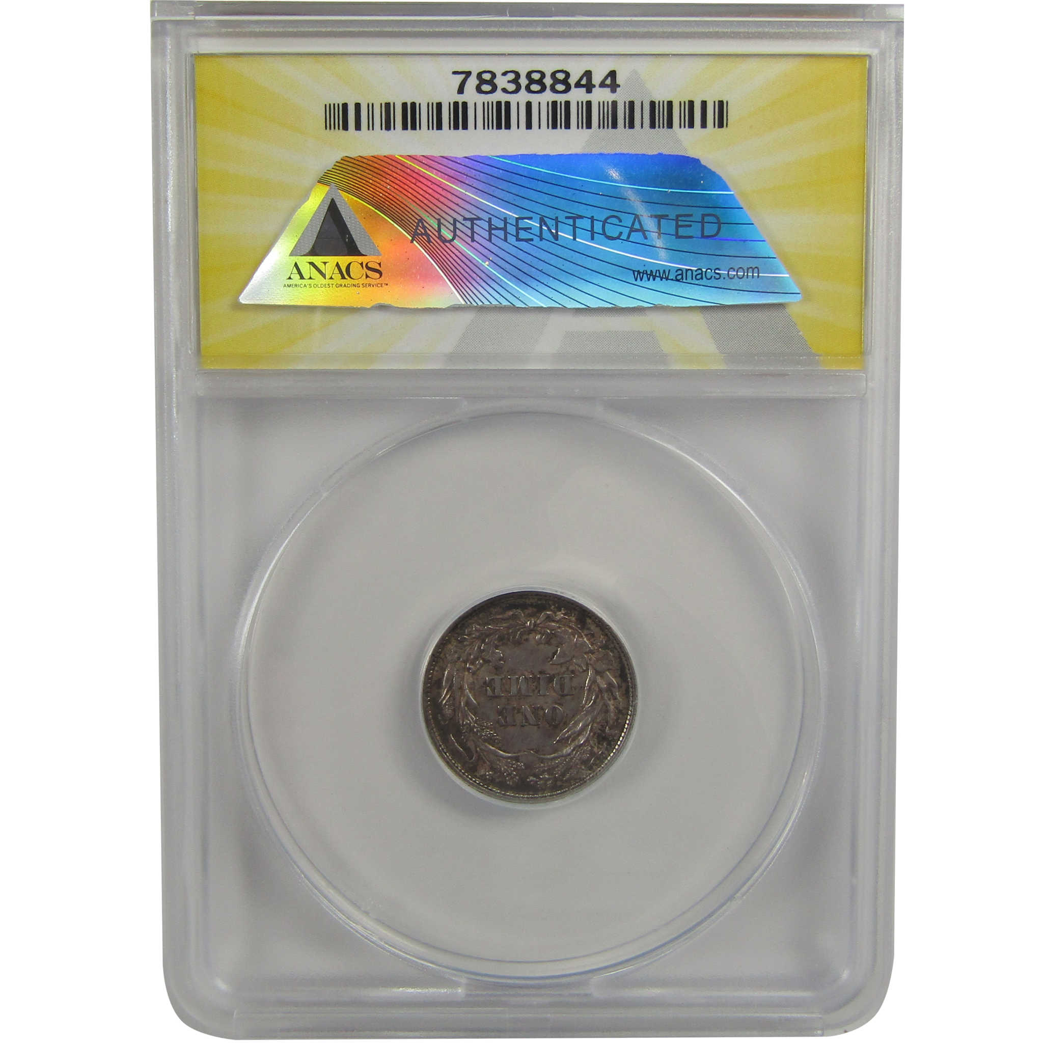 1897 Barber Dime MS 60 Details ANACS Silver Uncirculated SKU:I22323