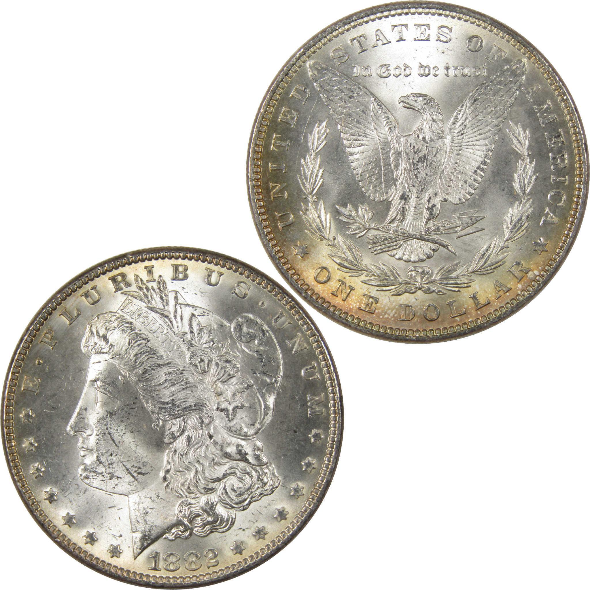 1882 Morgan Dollar Uncirculated Silver $1 Coin - Morgan coin - Morgan silver dollar - Morgan silver dollar for sale - Profile Coins & Collectibles