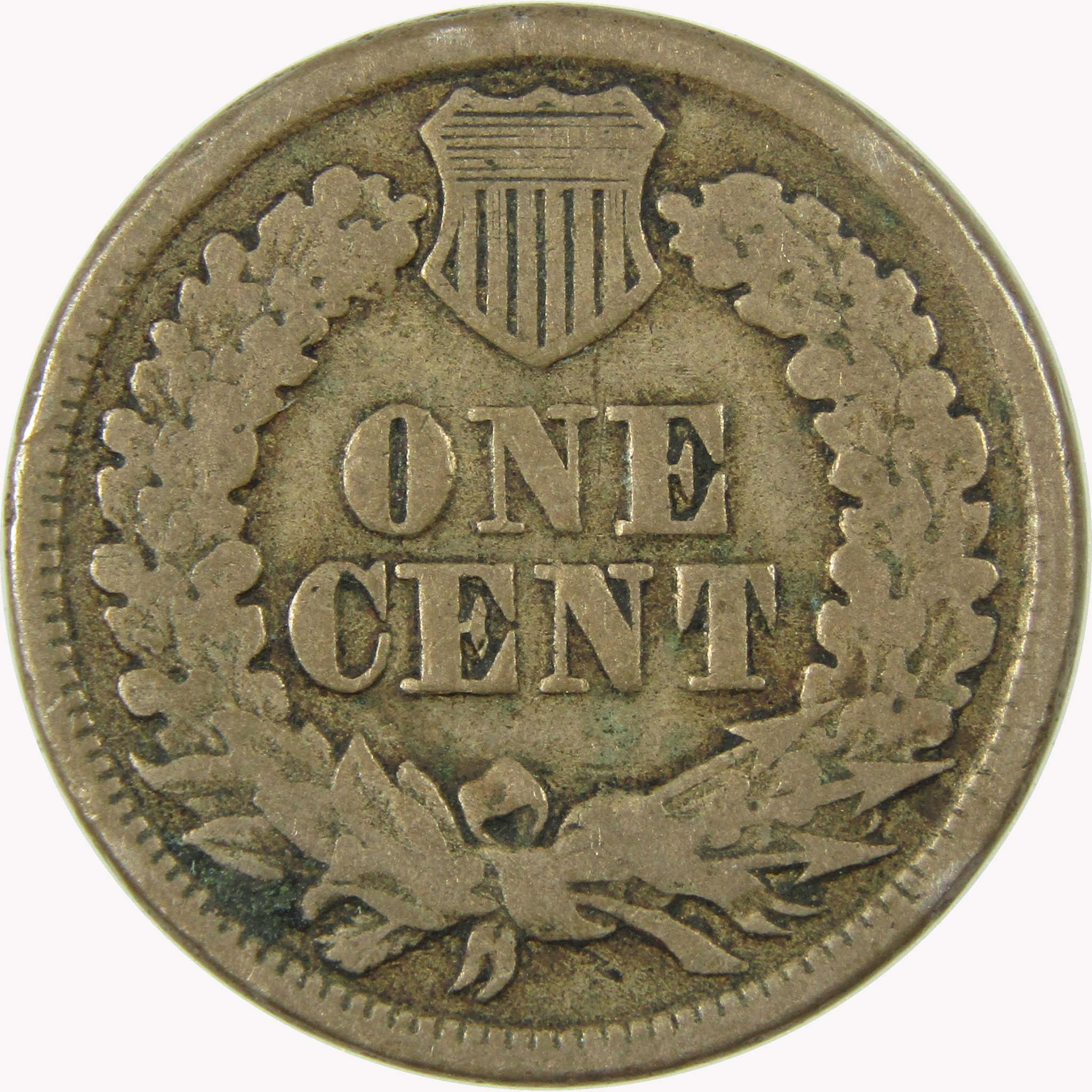 1862 Indian Head Cent G Good Penny 1c Coin SKU:CP1085
