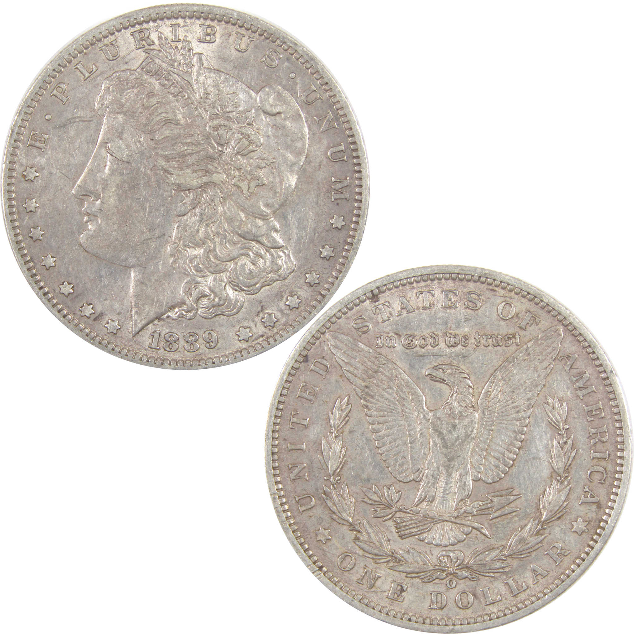 1889 O Morgan Dollar XF EF Extremely Fine Silver $1 Coin SKU:I18185 - Morgan coin - Morgan silver dollar - Morgan silver dollar for sale - Profile Coins & Collectibles