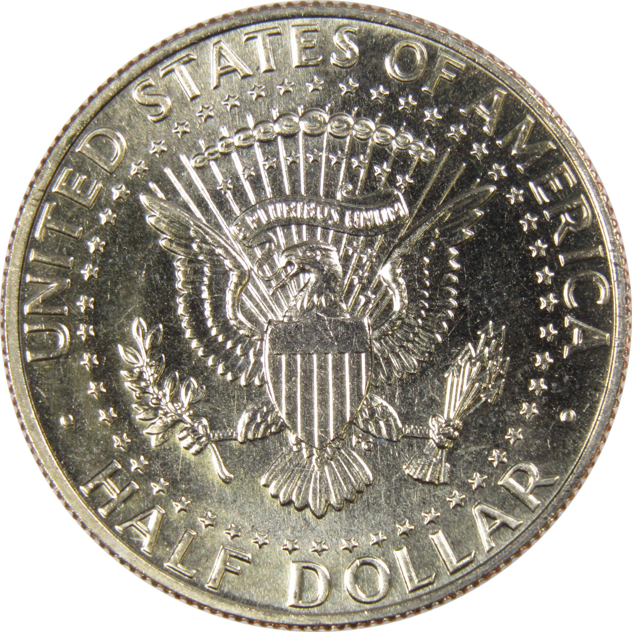 1990 D Kennedy Half Dollar Clad Uncirculated Mint State 50c Coin