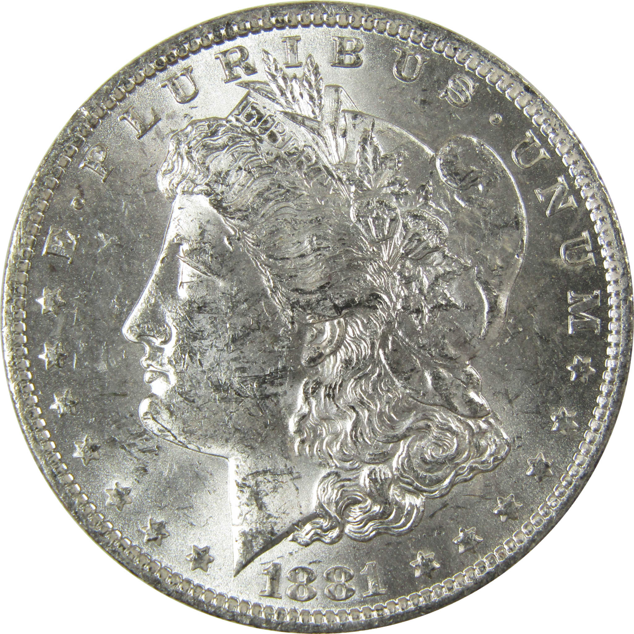 1881 O Morgan Silver Dollar Uncirculated Mint State $1 Coin SKU:I27723