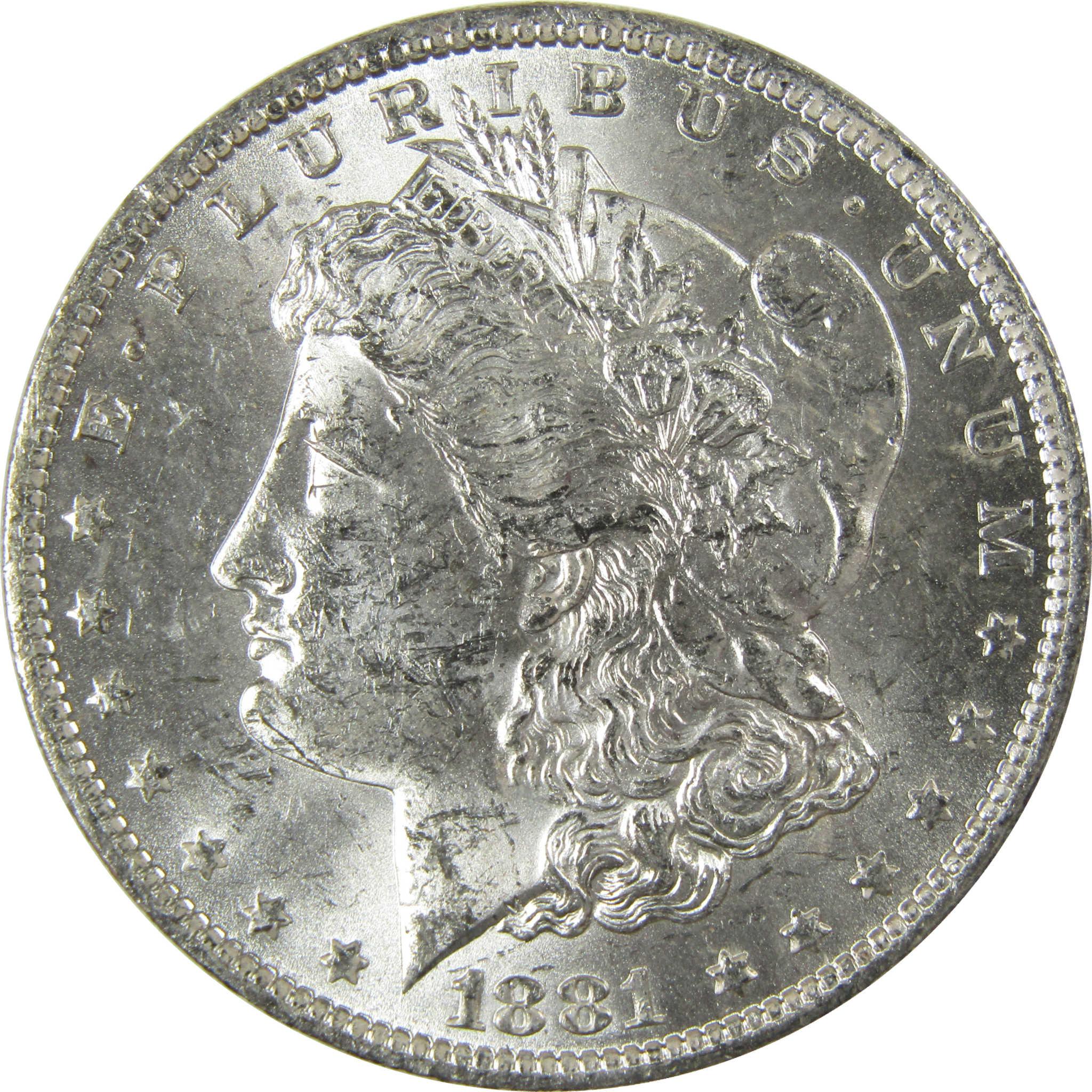 1881 O Morgan Silver Dollar Uncirculated Mint State $1 Coin SKU:I27723 - Morgan coin - Morgan silver dollar - Morgan silver dollar for sale - Profile Coins & Collectibles