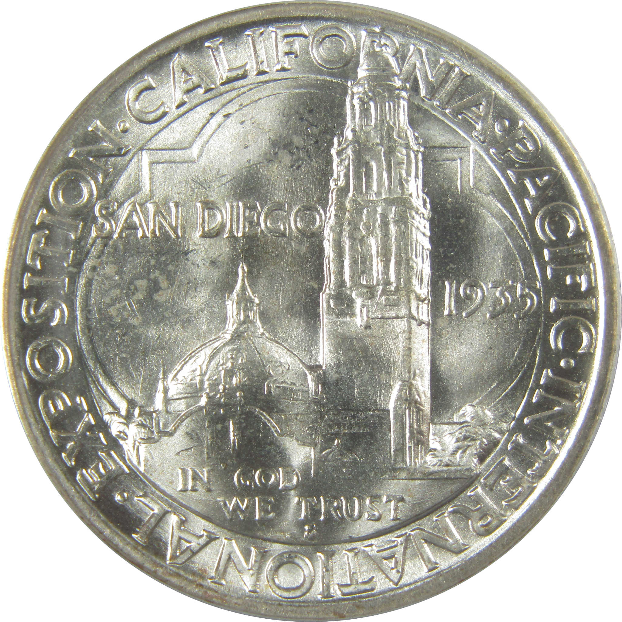 San Diego Commemorative Half Dollar 1935 S MS 65 PCGS SKU:I18928