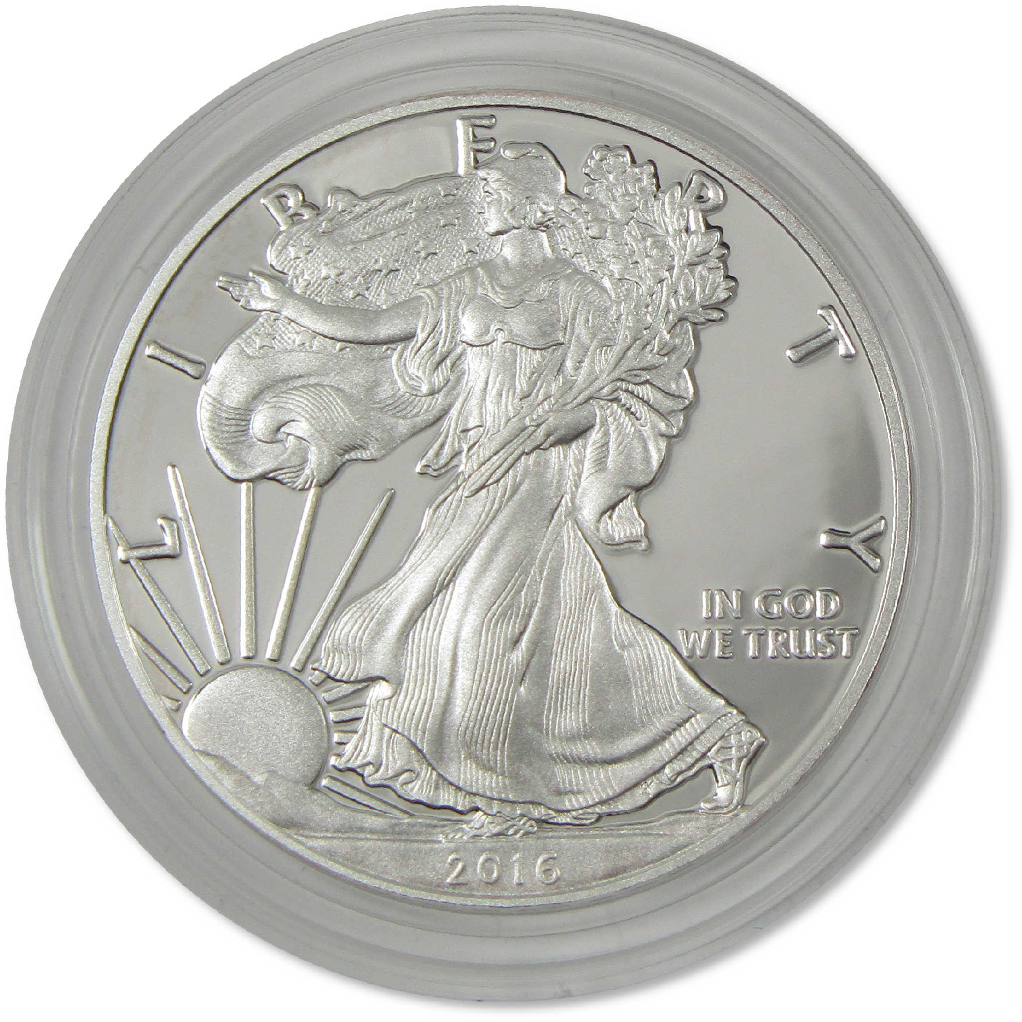 2016 W 30th Anniversary Lettered Edge American Silver Eagle Proof OGP