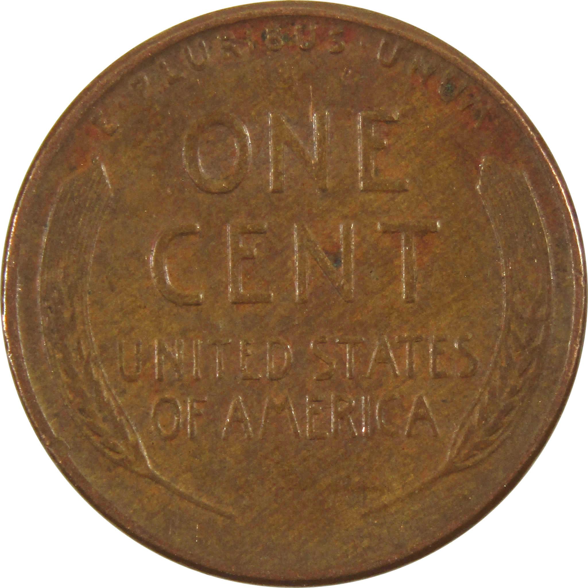 1957 Lincoln Wheat Cent AG About Good Penny 1c Coin