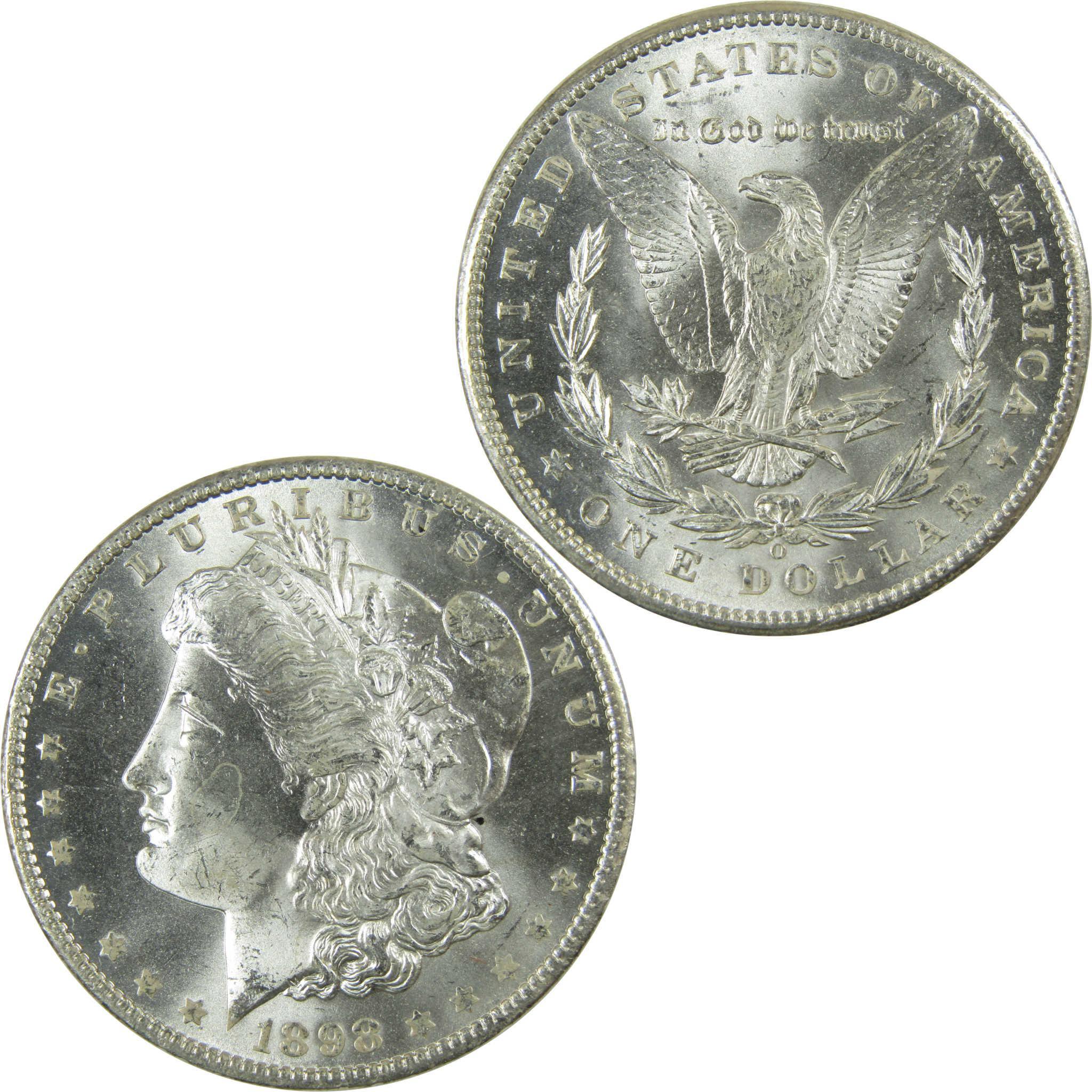 1898 O Morgan Silver Dollar BU Choice Uncirculated $1 Coin SKU:CP732 - Morgan coin - Morgan silver dollar - Morgan silver dollar for sale - Profile Coins & Collectibles