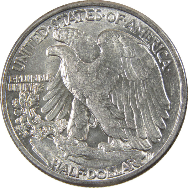 1942 Liberty Walking Silver 50c Borderline Uncirculated SKU:I28683